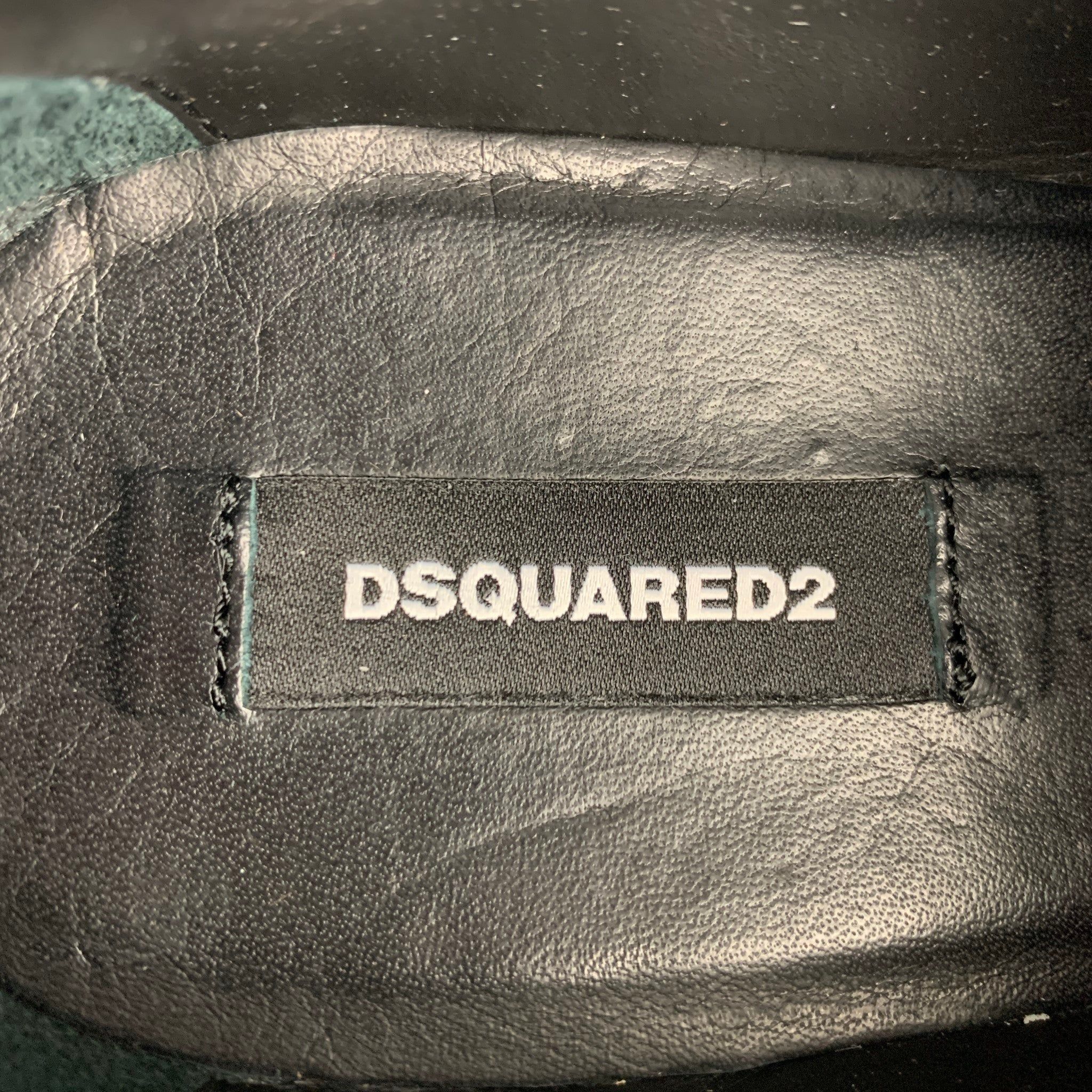 Dsquared2 Worlds End Black Leather Studded Lace Up Shoes Size US 9 / EU 42 - 7 Thumbnail