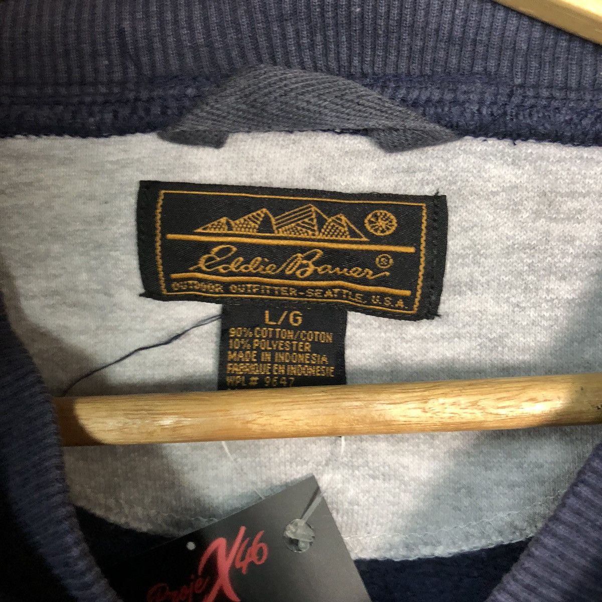 Eddie Bauer Eddie Bauer Mix stripe sweater Hoodie #4794 Size US L / EU 52-54 / 3 - 7 Thumbnail
