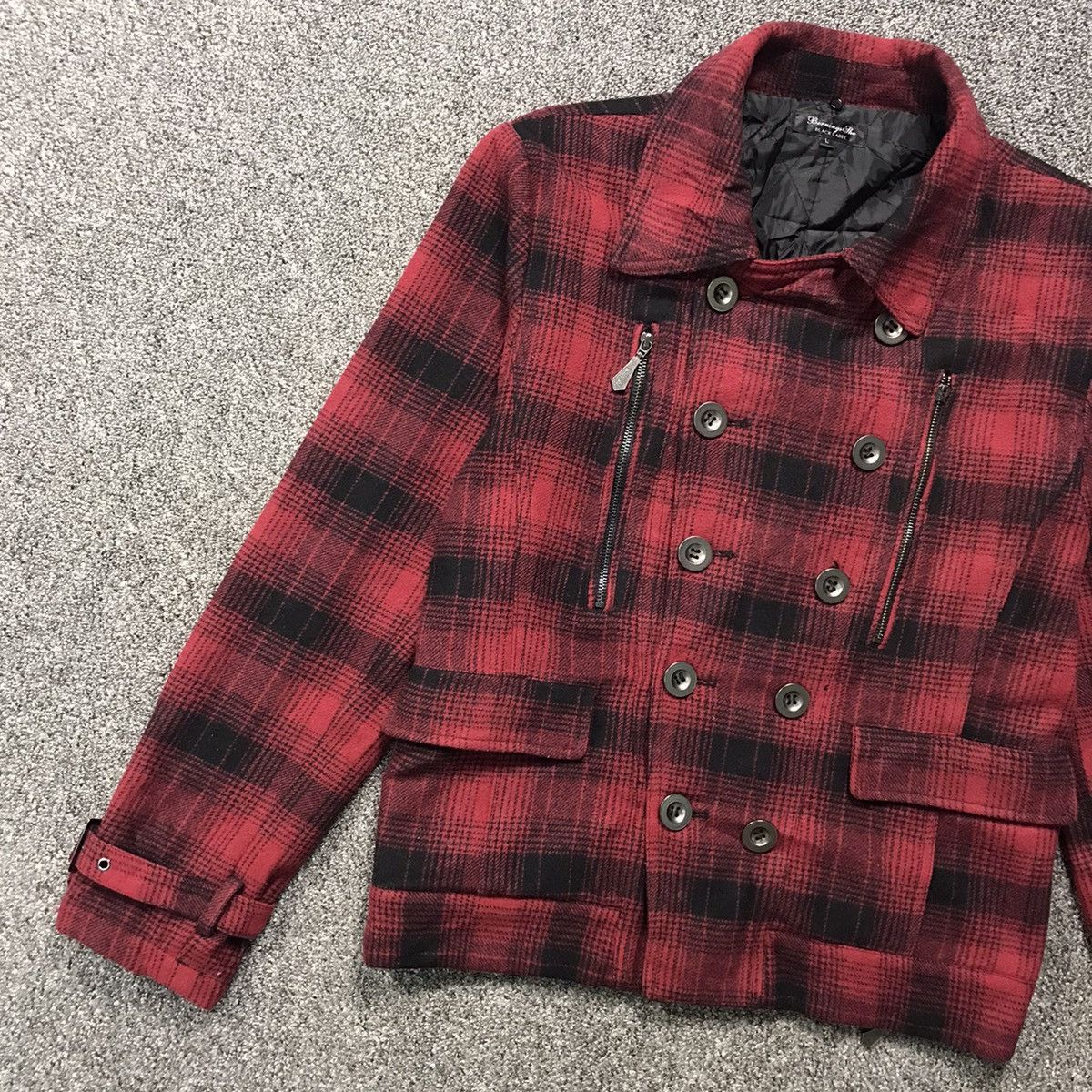 BERNINGS SHO 2000's Berning Sho Punk Plaid Jacket Size US L / EU 52-54 / 3 - 2 Thumbnail