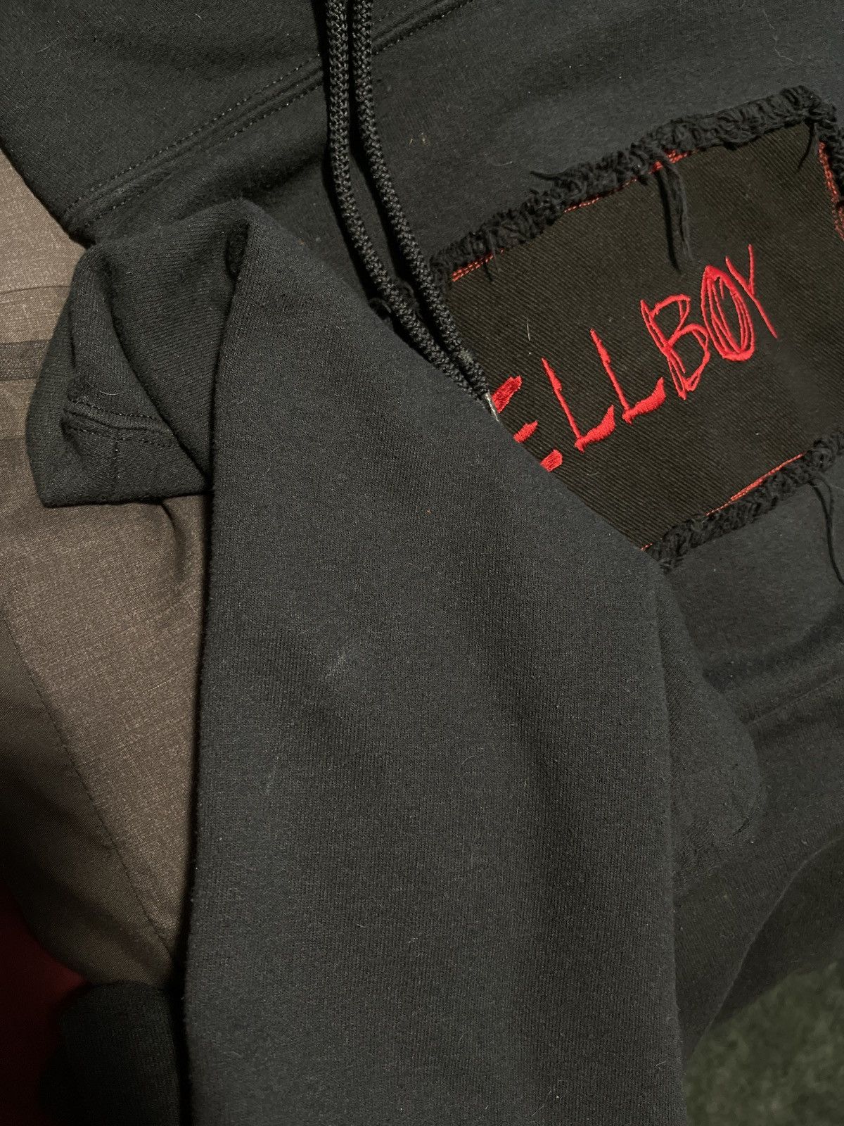 LIL PEEP Lil peep x Too poor Hellboy hoodie *Original Piece* | Grailed