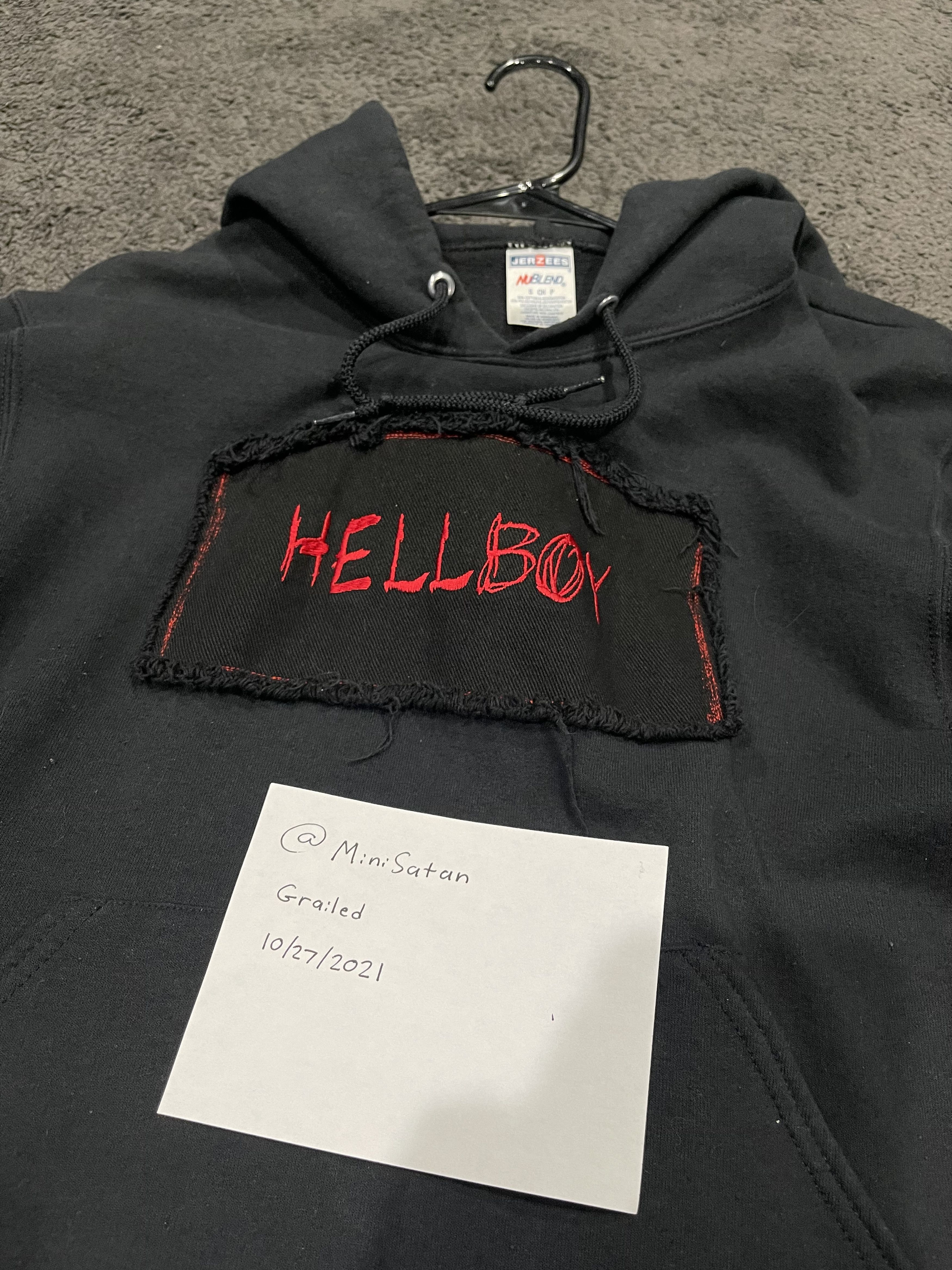Lil Peep Lil peep x Too poor Hellboy hoodie *Original Piece* Size US S / EU 44-46 / 1 - 4 Thumbnail