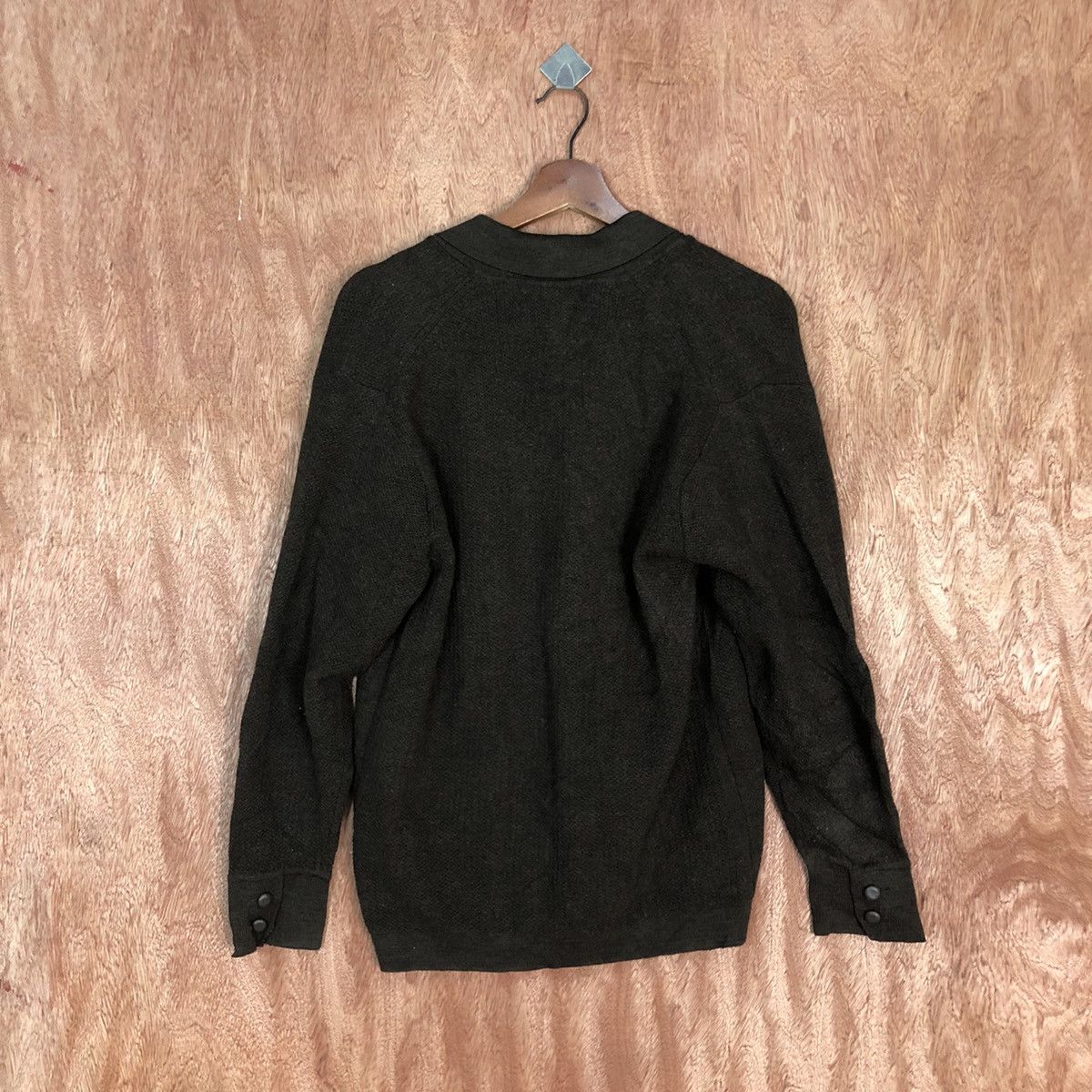 Homespun Knitwear Daikoku Brown japan vintage Cardigan knitwear #H138 Size US M / EU 48-50 / 2 - 11 Thumbnail