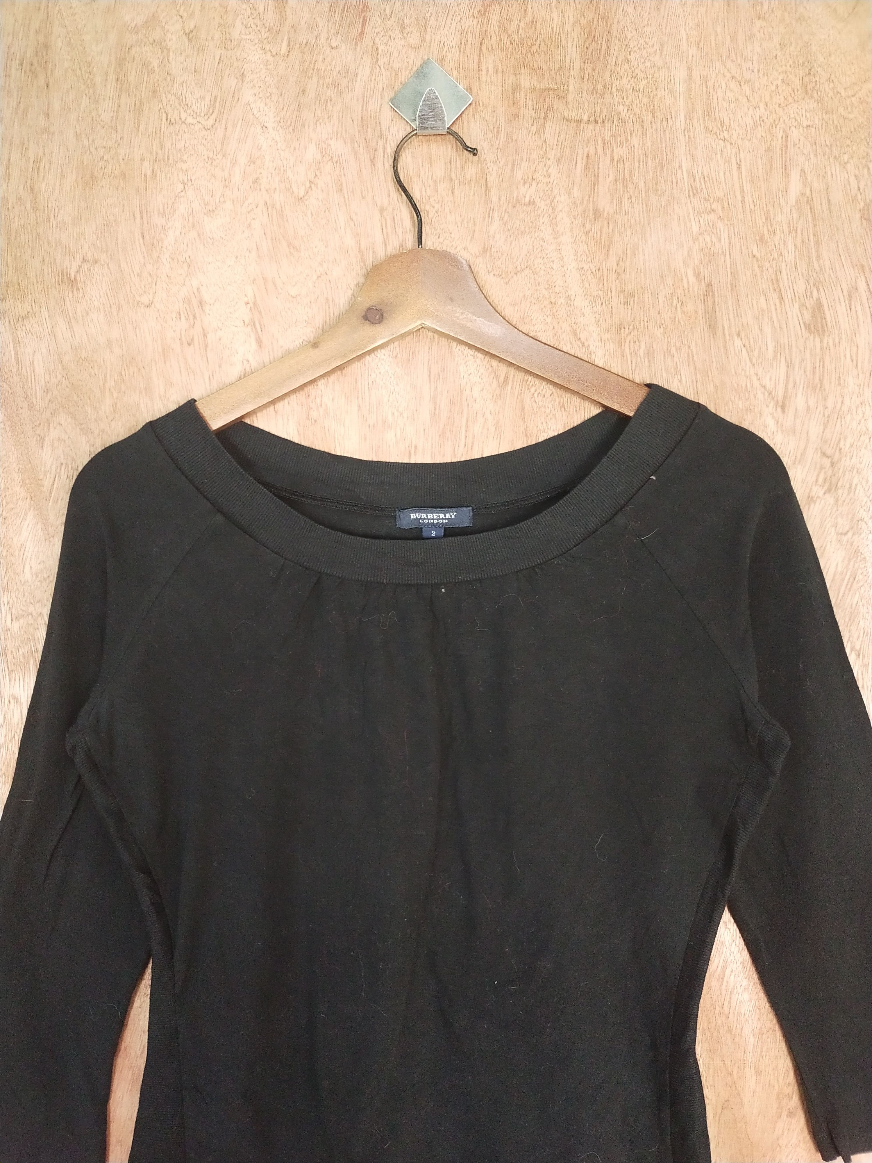 Burberry Burberry London black long sleeve #H208 Size XS / US 0-2 / IT 36-38 - 2 Thumbnail
