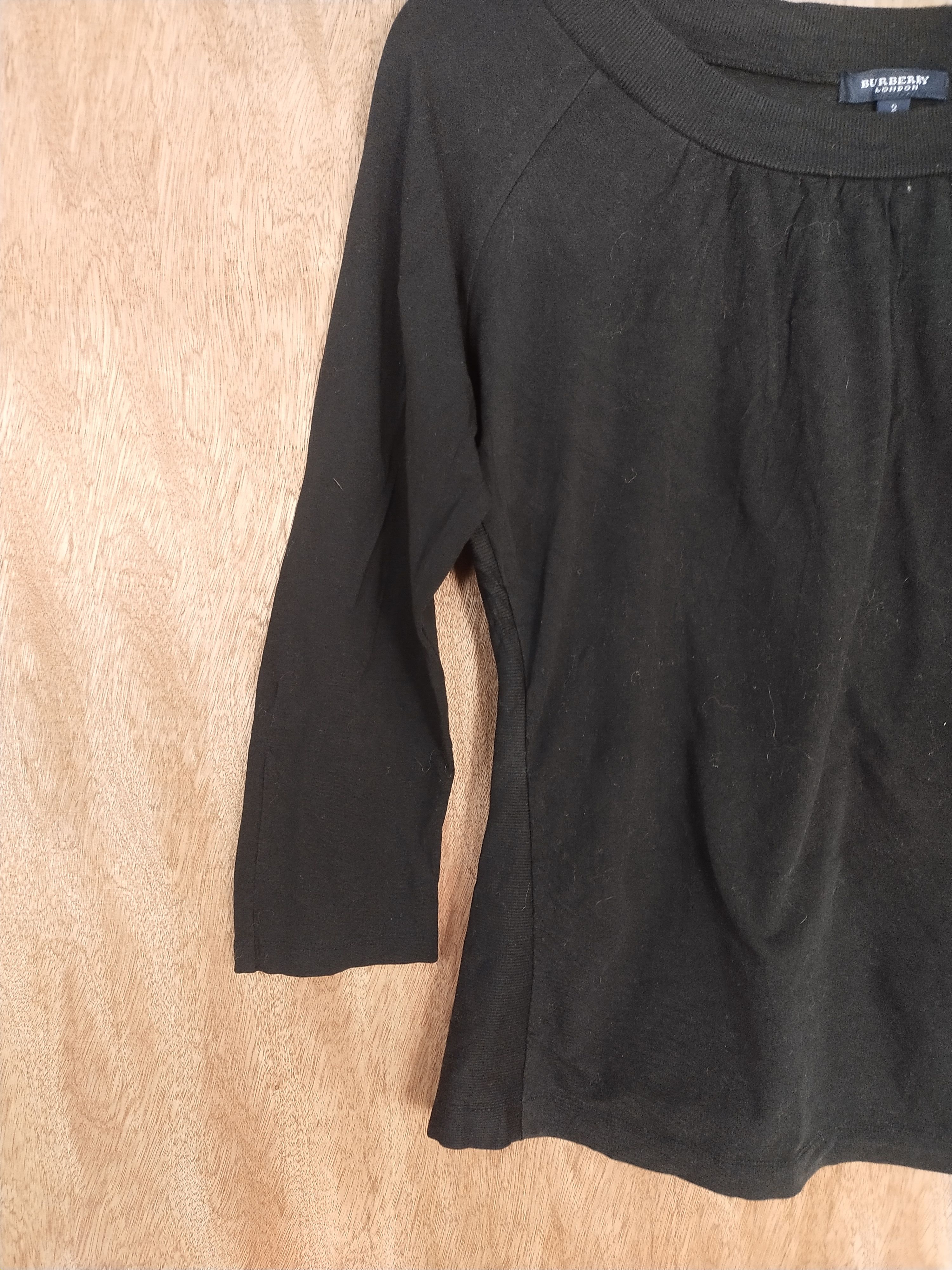 Burberry Burberry London black long sleeve #H208 Size XS / US 0-2 / IT 36-38 - 3 Thumbnail