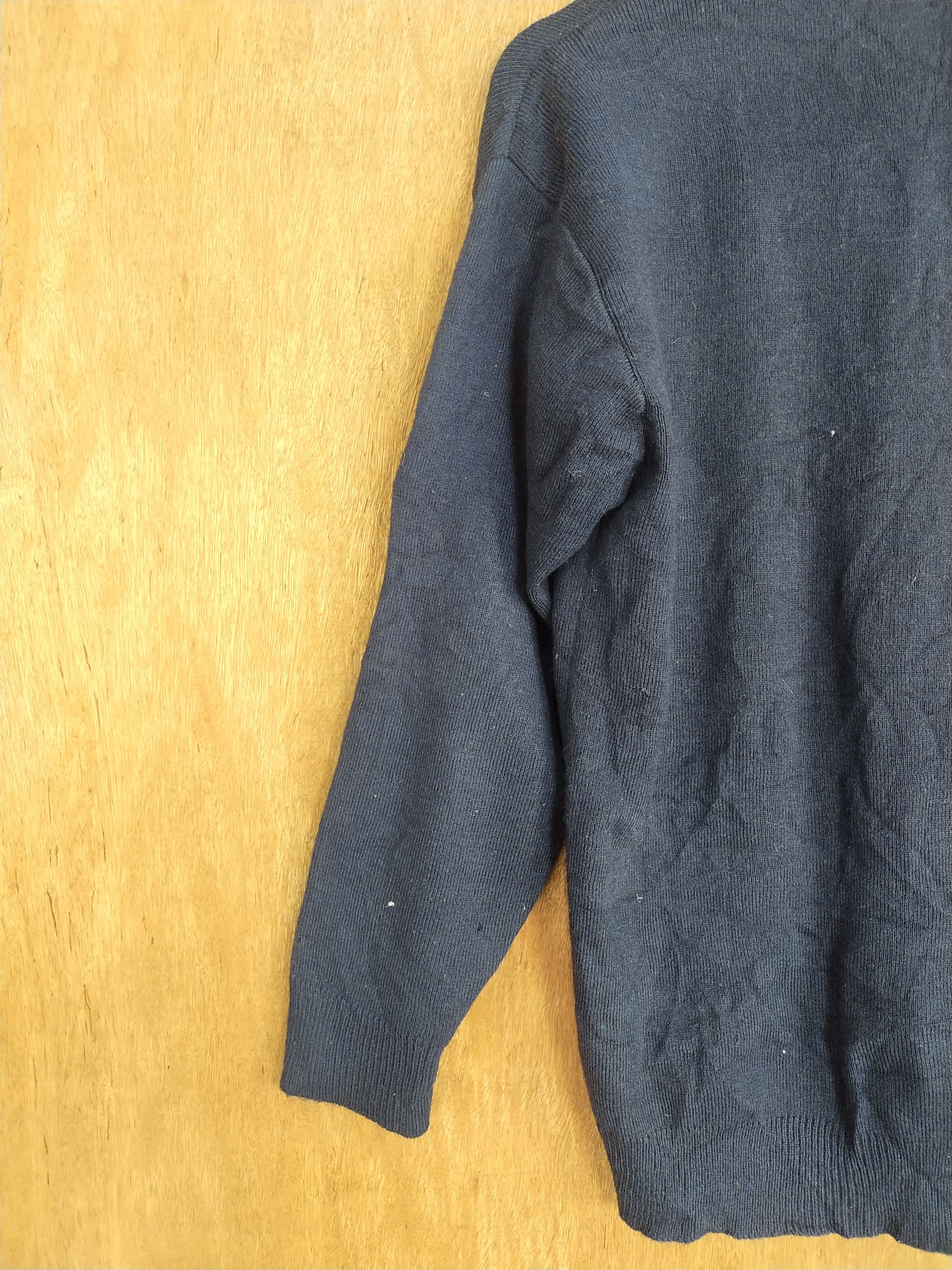 Vintage Up-Tempo Dark Blue japan knitwear Cardigan #S228 Size US M / EU 48-50 / 2 - 11 Thumbnail