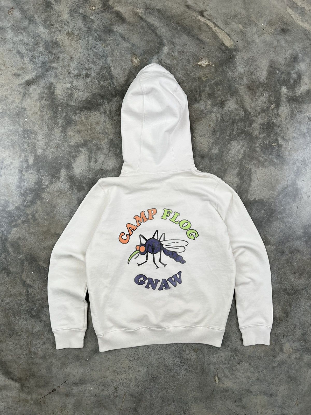 Golf Wang Camp Flog Gnaw Mosquito Hoodie White Small - Main Image