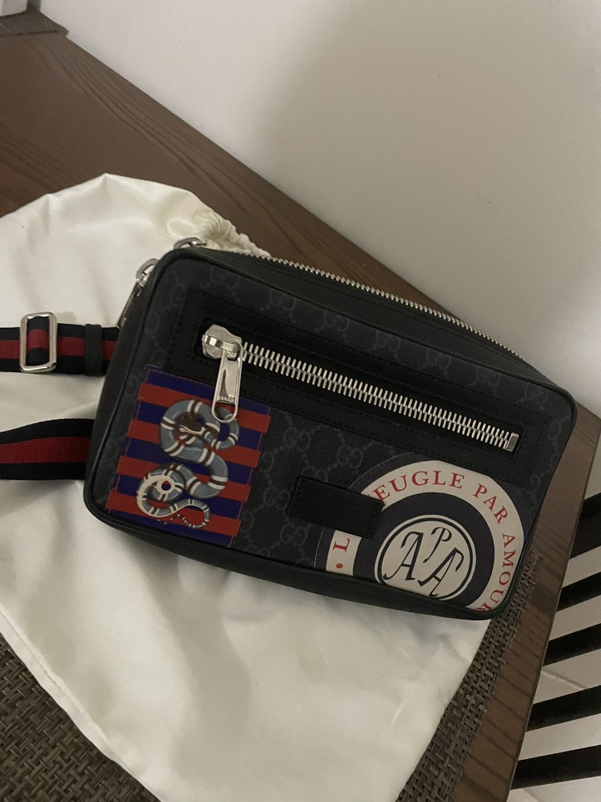 SUPREME GG GUCCI BELT BAG