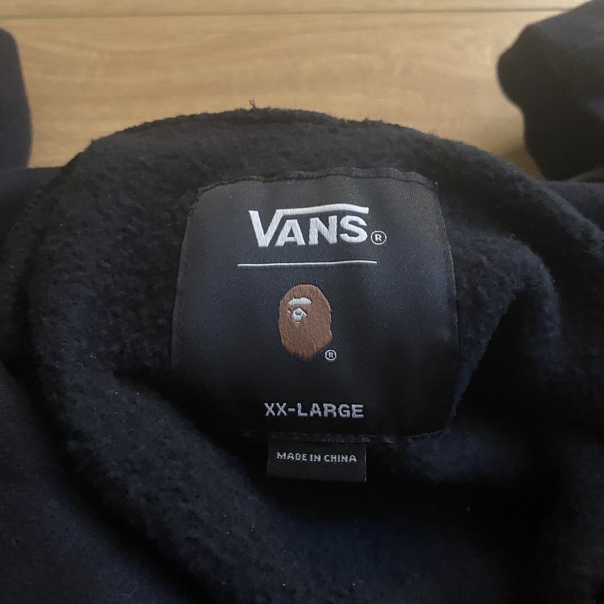 Bape × Vans Bape x Vans Pullover Hoodie Size XXL Color Black | Grailed 