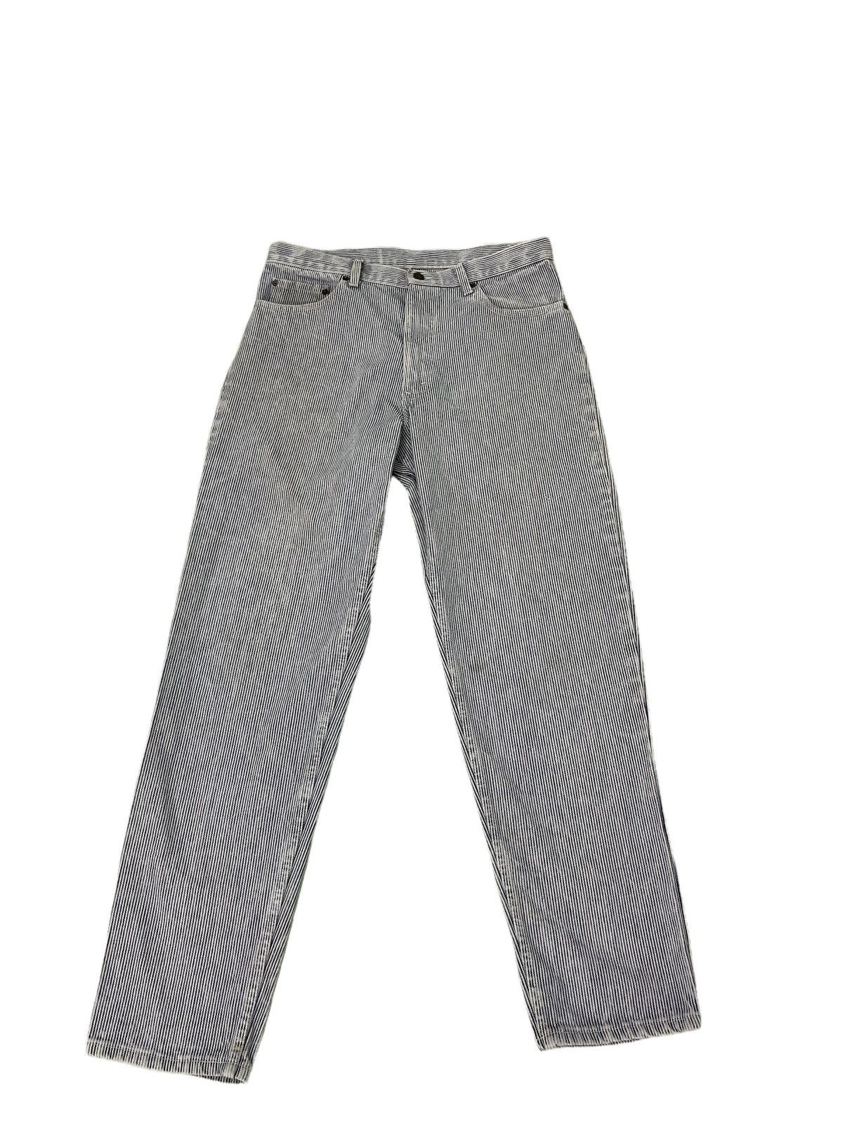 Levi's Rare 80s Levi’s 550 Hickory Tapered Made in USA 11🟦 Size US 35 - 9 Thumbnail