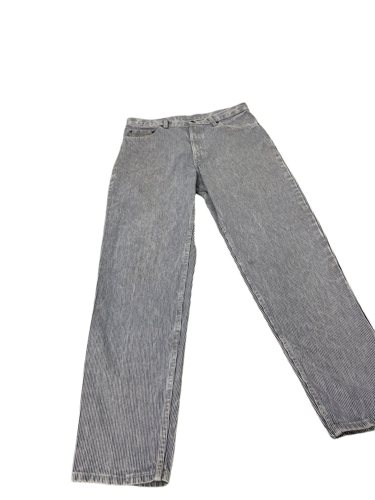 Levi's Rare 80s Levi’s 550 Hickory Tapered Made in USA 11🟦 Size US 35 - 10 Thumbnail