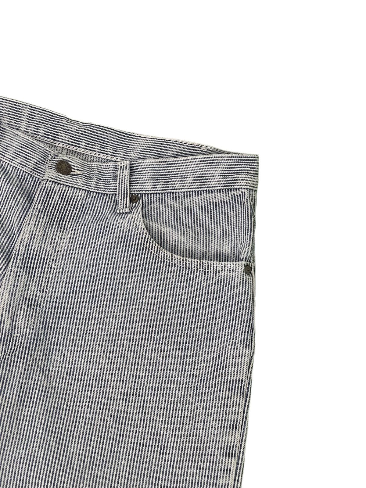 Levi's Rare 80s Levi’s 550 Hickory Tapered Made in USA 11🟦 Size US 35 - 16 Thumbnail