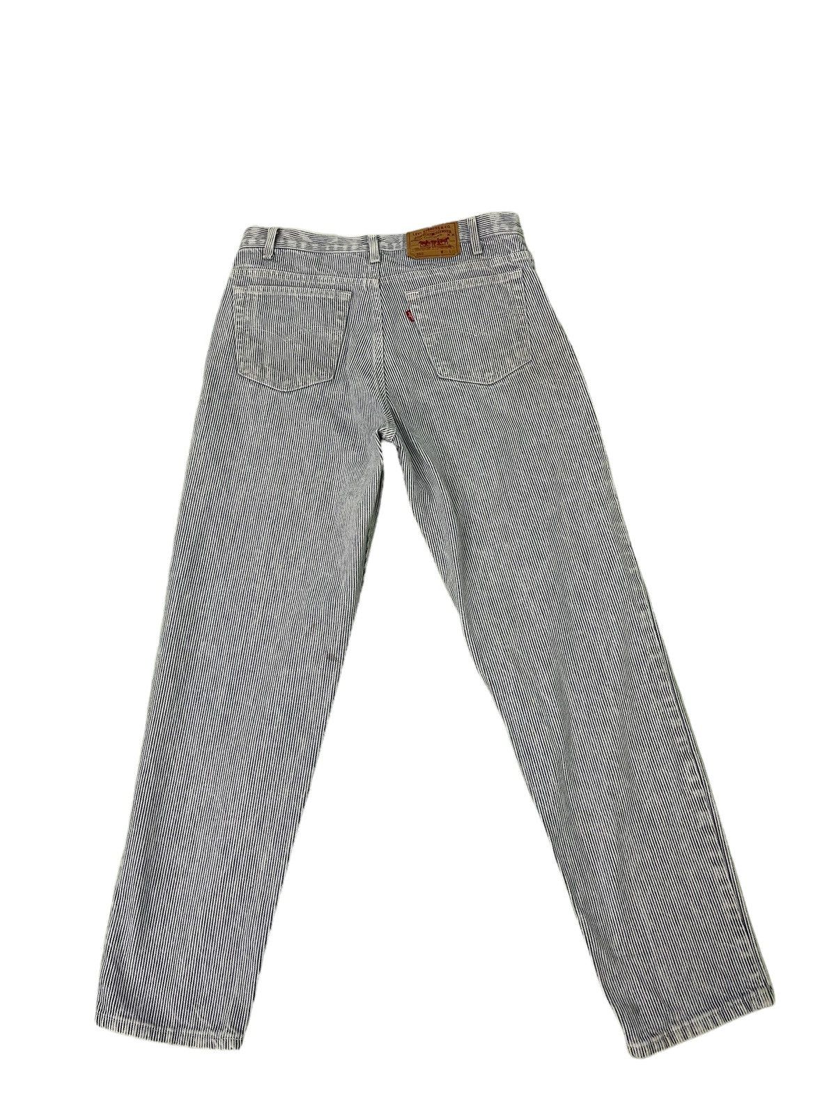 Levi's Rare 80s Levi’s 550 Hickory Tapered Made in USA 11🟦 Size US 35 - 4 Thumbnail