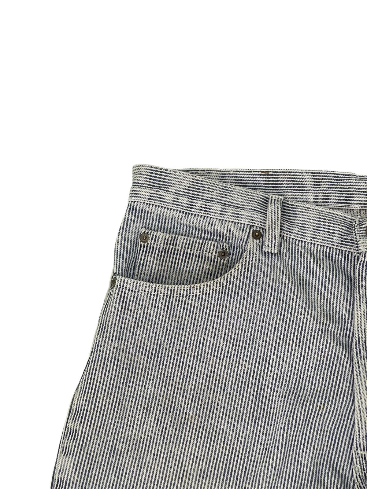 Levi's Rare 80s Levi’s 550 Hickory Tapered Made in USA 11🟦 Size US 35 - 17 Thumbnail