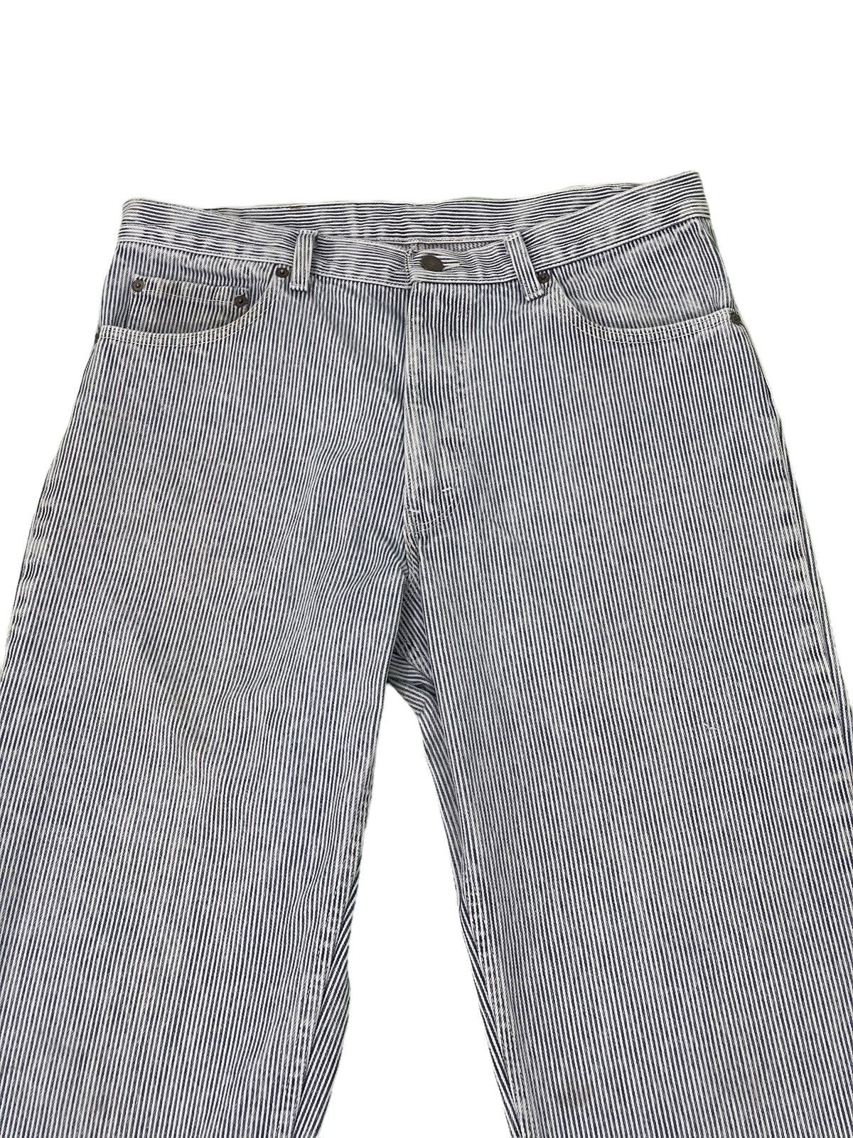 Levi's Rare 80s Levi’s 550 Hickory Tapered Made in USA 11🟦 Size US 35 - 15 Thumbnail