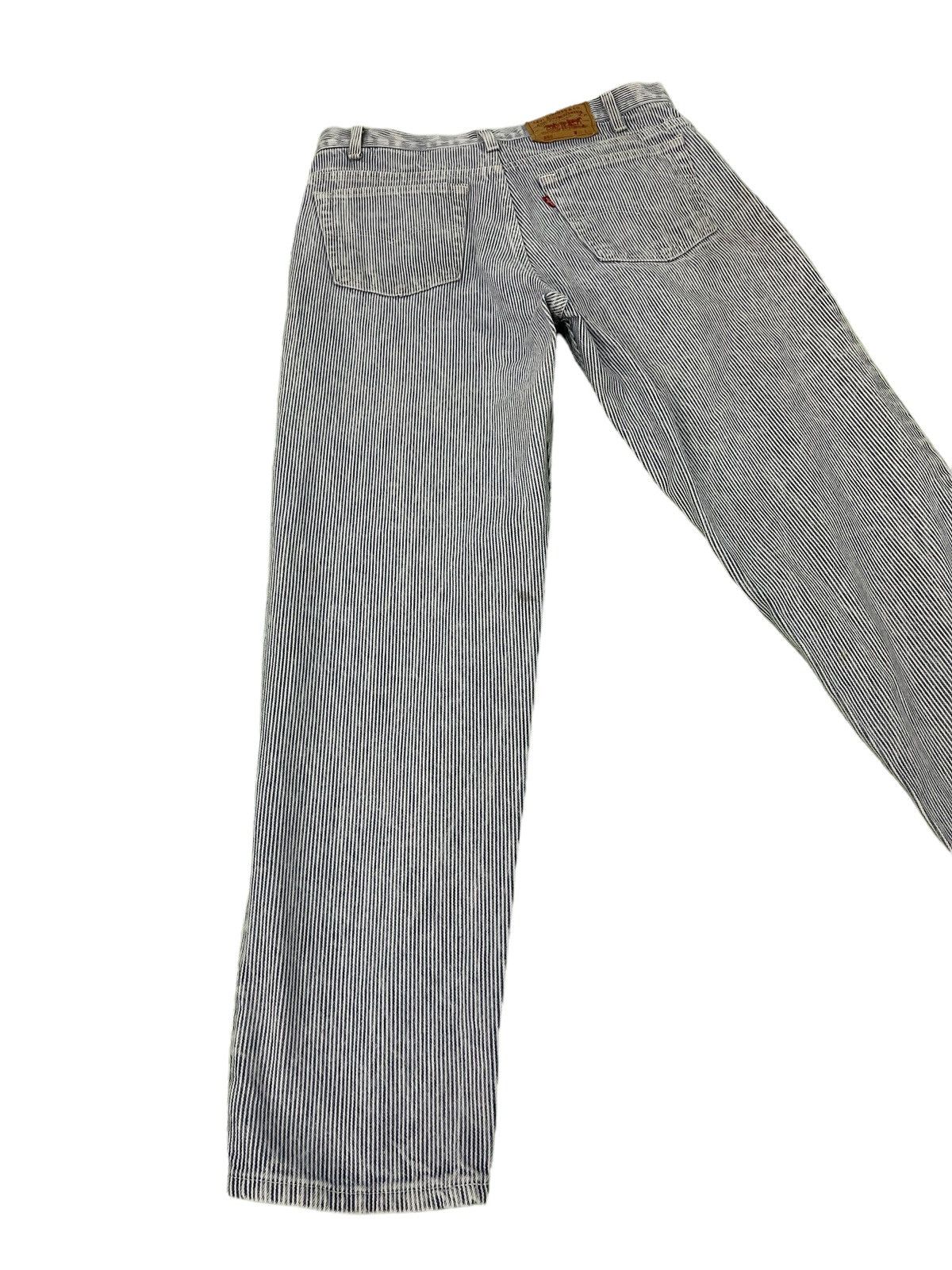 Levi's Rare 80s Levi’s 550 Hickory Tapered Made in USA 11🟦 Size US 35 - 5 Thumbnail