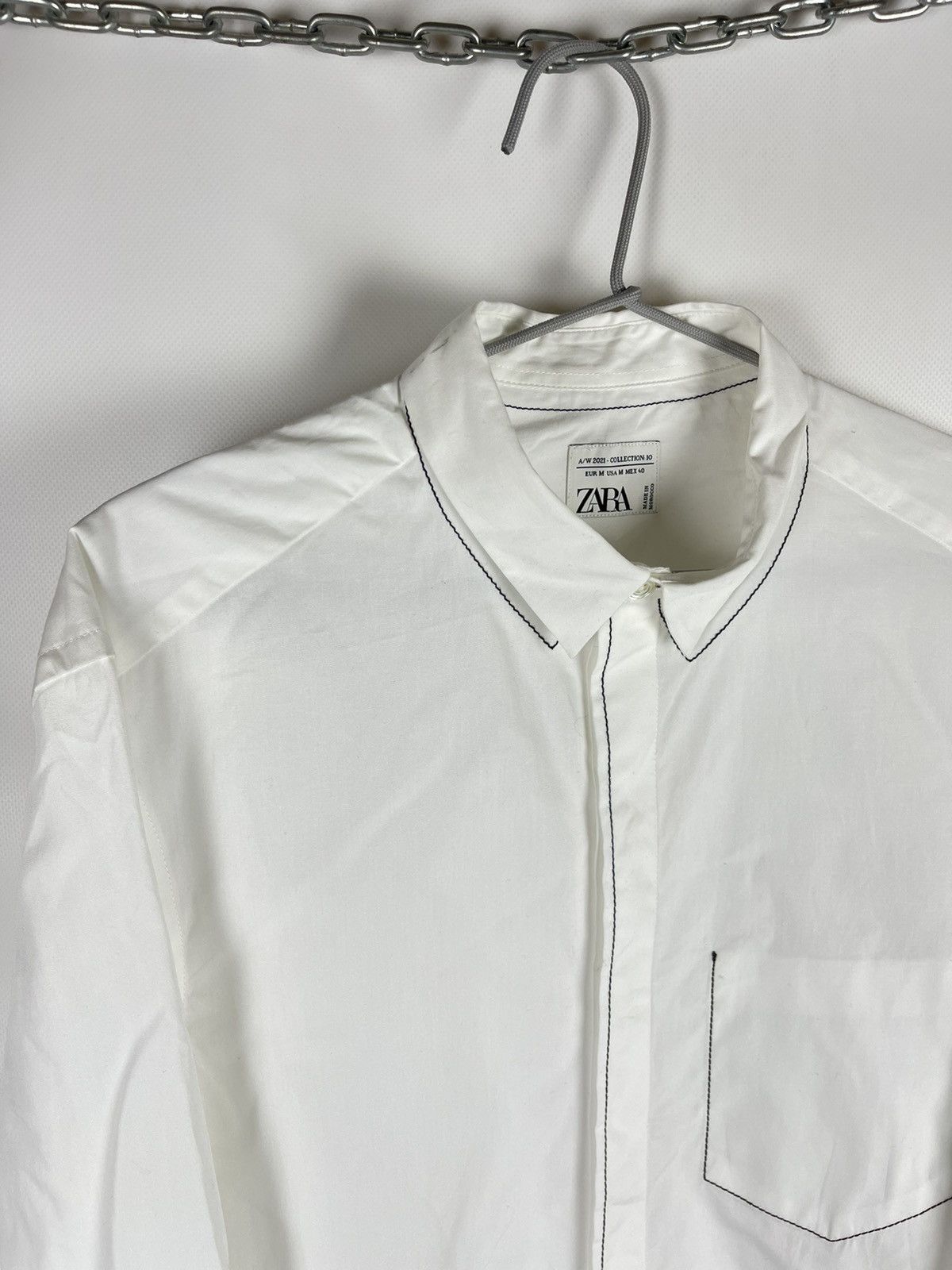 Zara Zara Autumn winter 2021 collection 10 shirt pocket inside Size US M / EU 48-50 / 2 - 3 Thumbnail