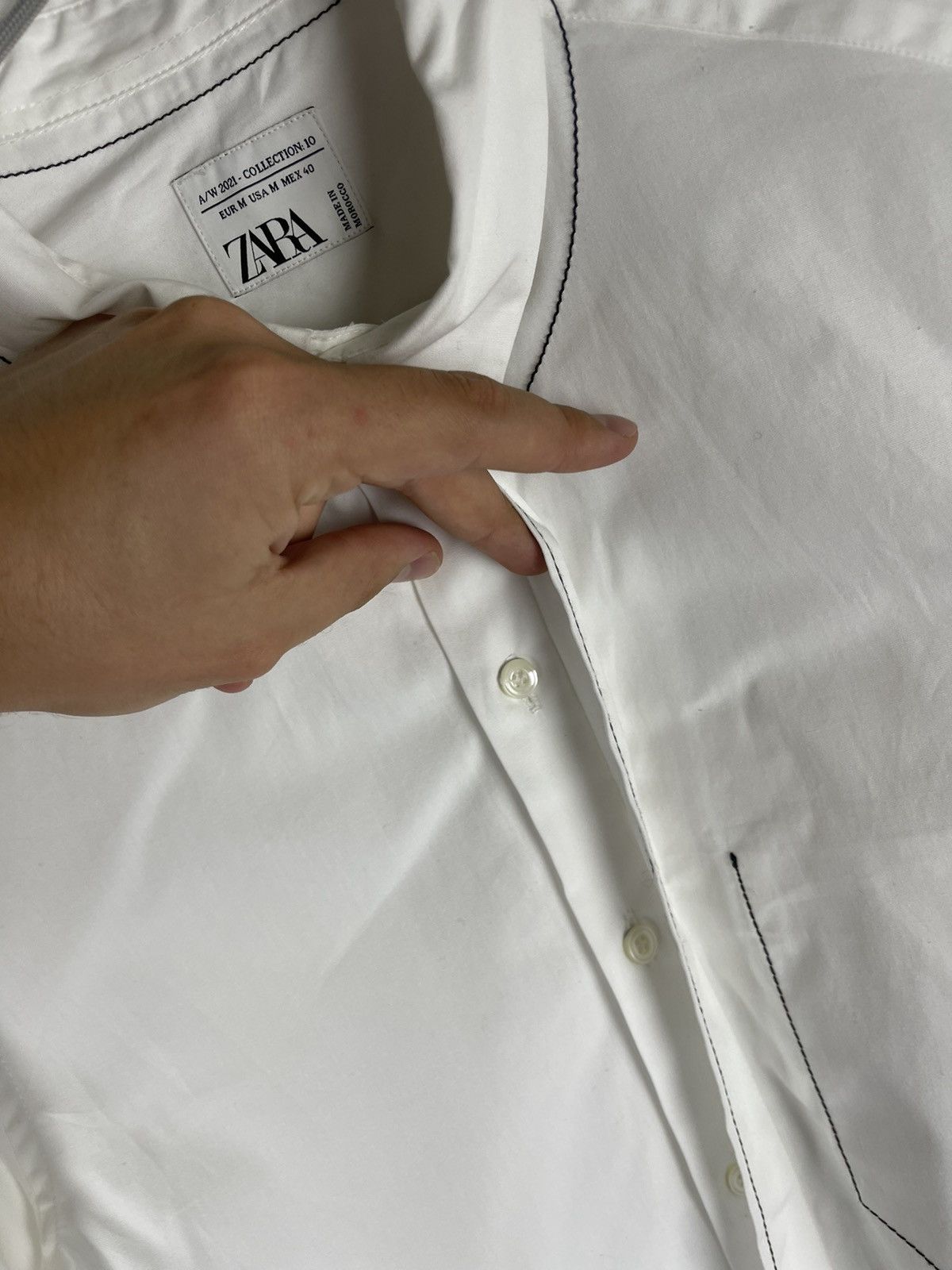 Zara Zara Autumn winter 2021 collection 10 shirt pocket inside Size US M / EU 48-50 / 2 - 8 Thumbnail