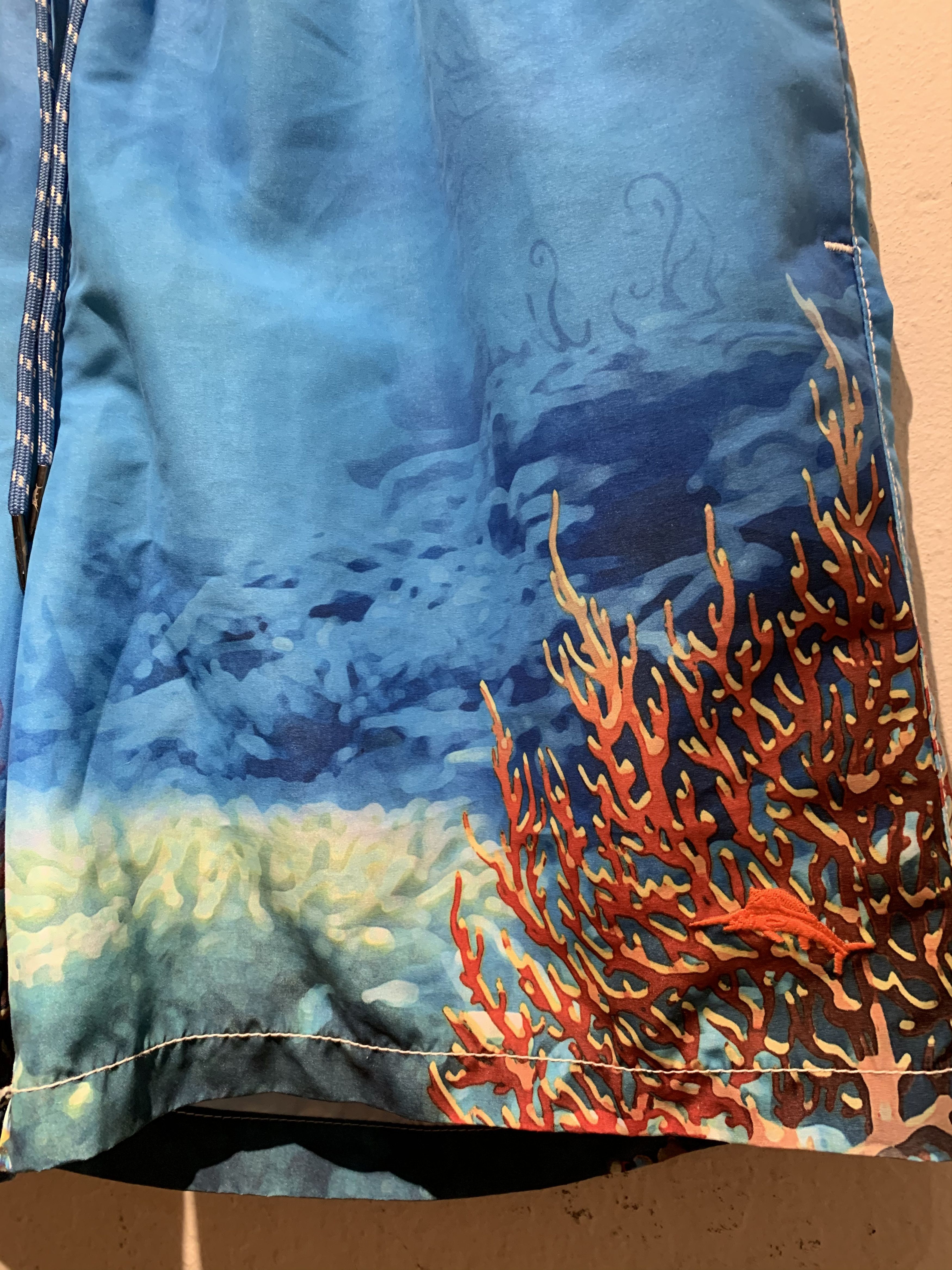 Designer × Tommy Bahama *RARE* Tommy Bahama Underwater Coral Reef Swimming Trunks Size US 32 / EU 48 - 2 Thumbnail