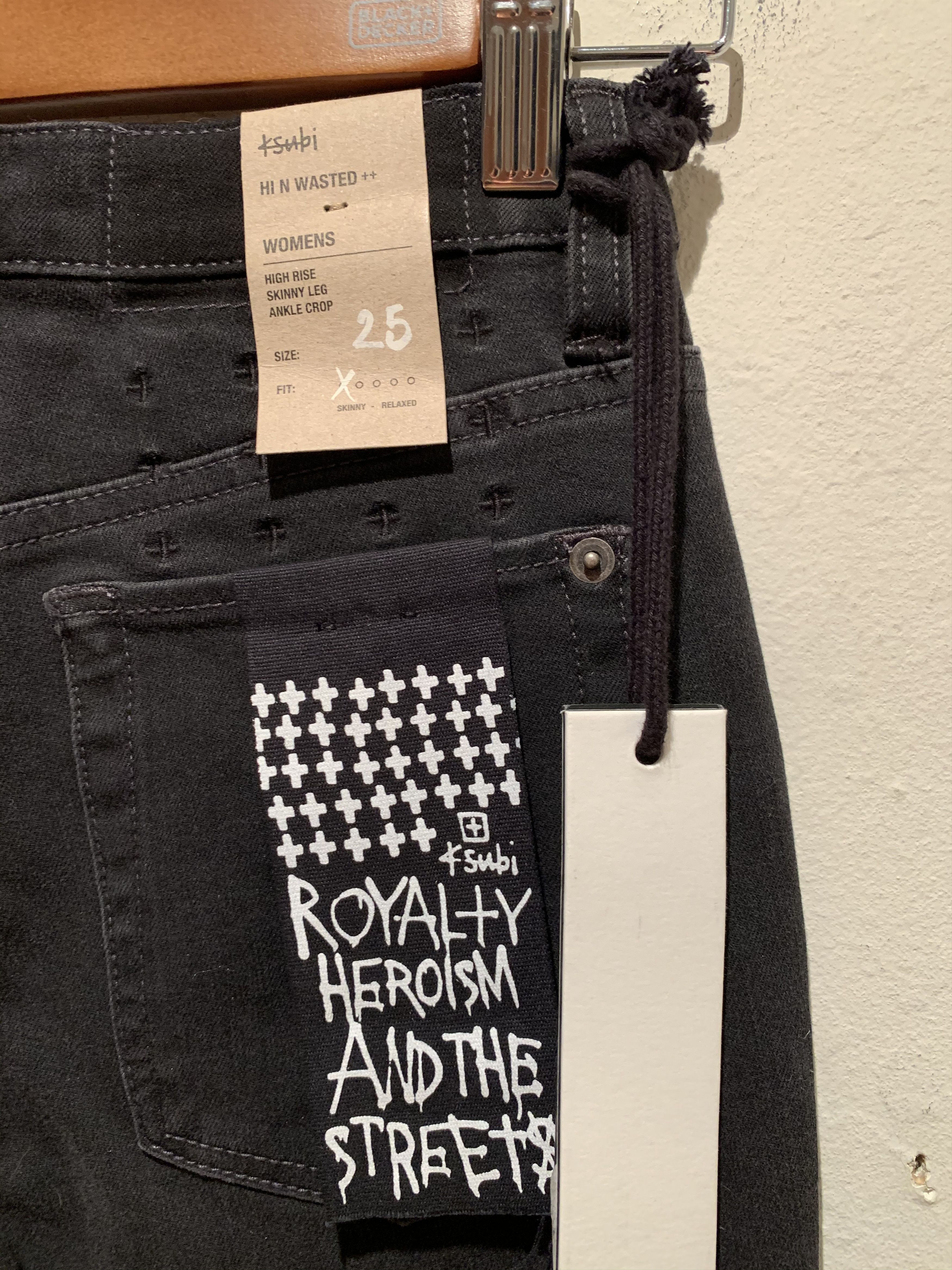 *RARE* New Ksubi Hi N Wasted Skinny Denim Jeans - 25