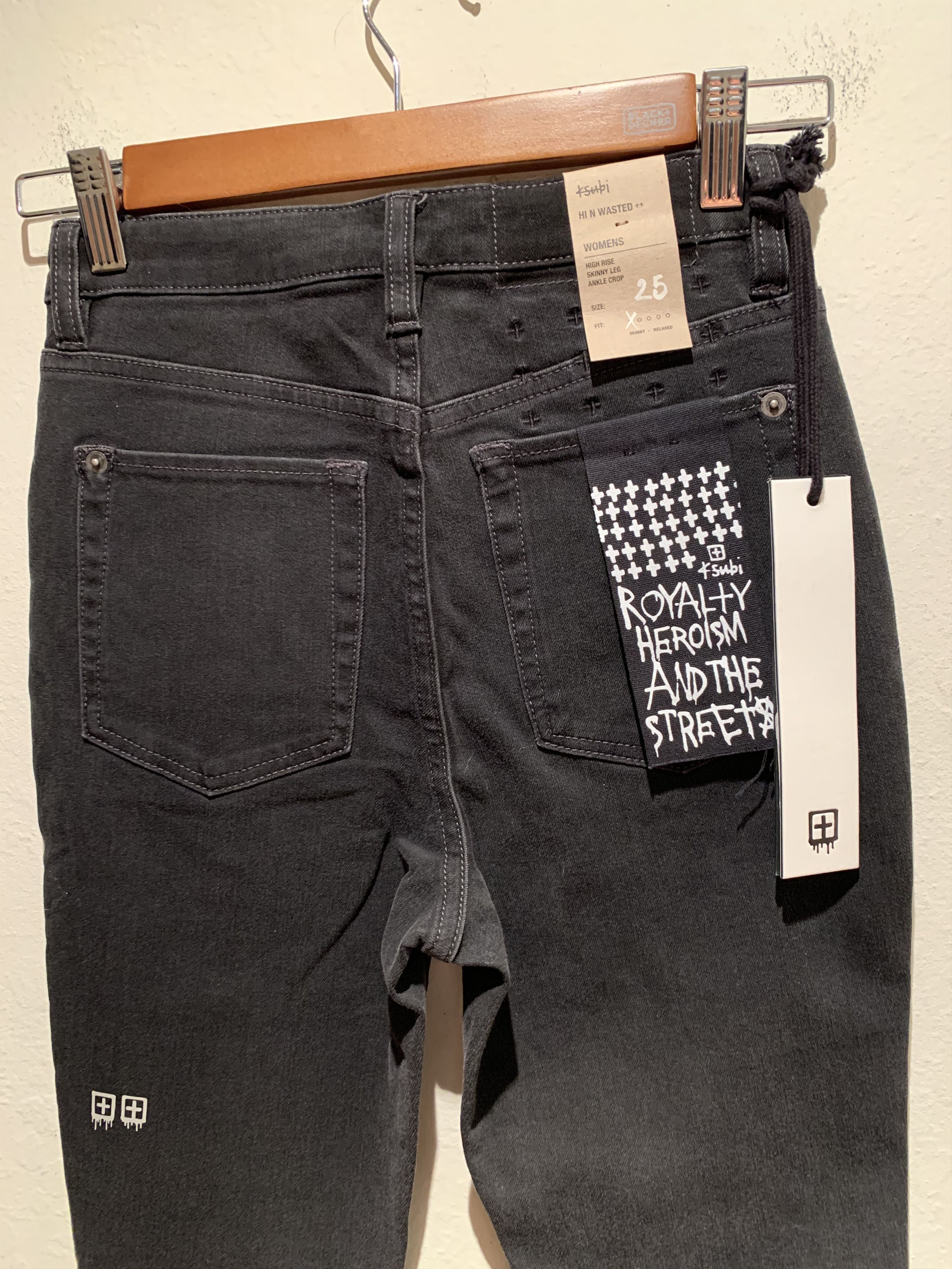 *RARE* New Ksubi Hi N Wasted Skinny Denim Jeans - 25