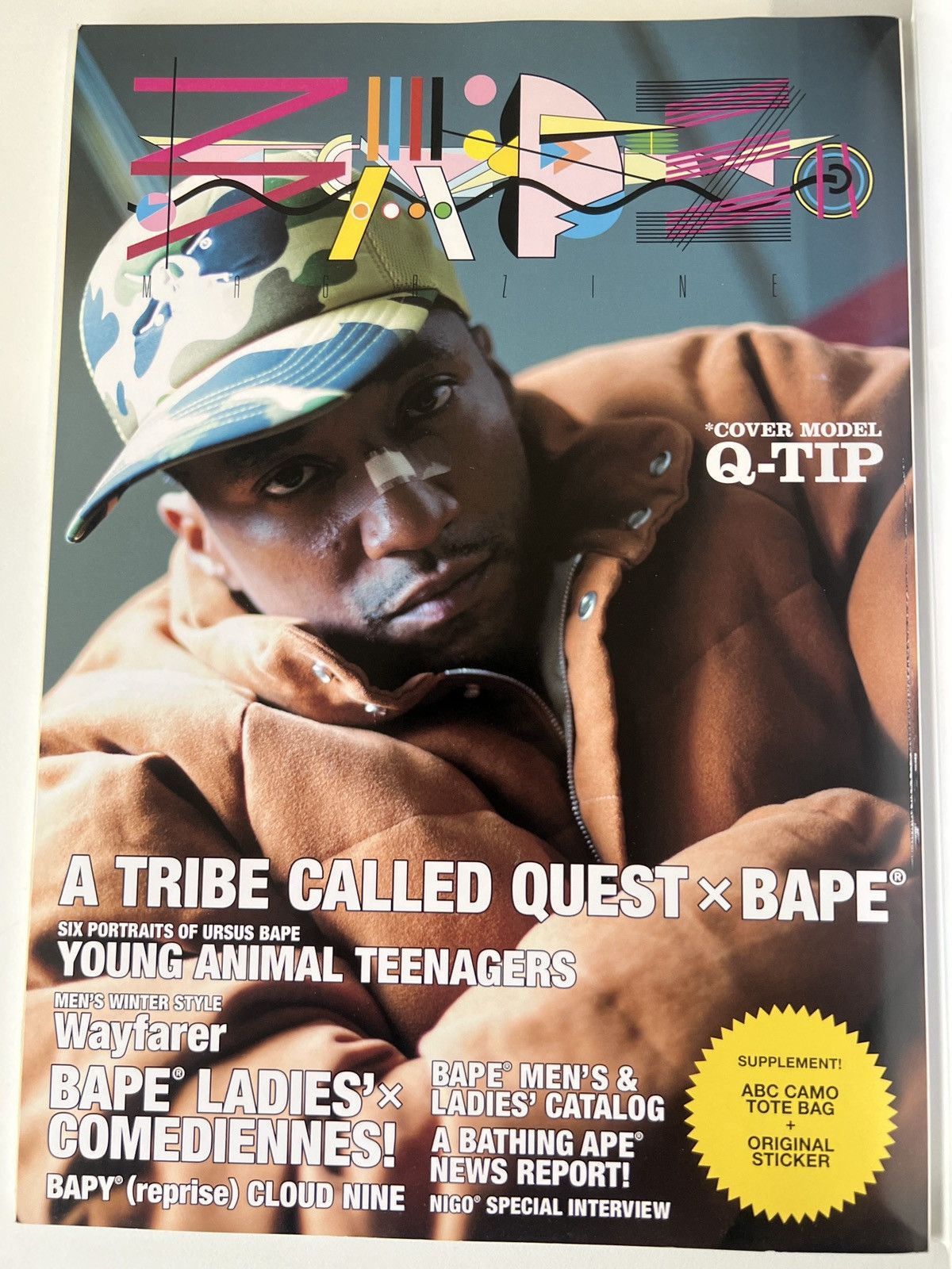 Bape 2010 BAPE WINTER Magazine + CAMO TOTE BAG & STICKER SHEET Size ONE SIZE - 6 Thumbnail