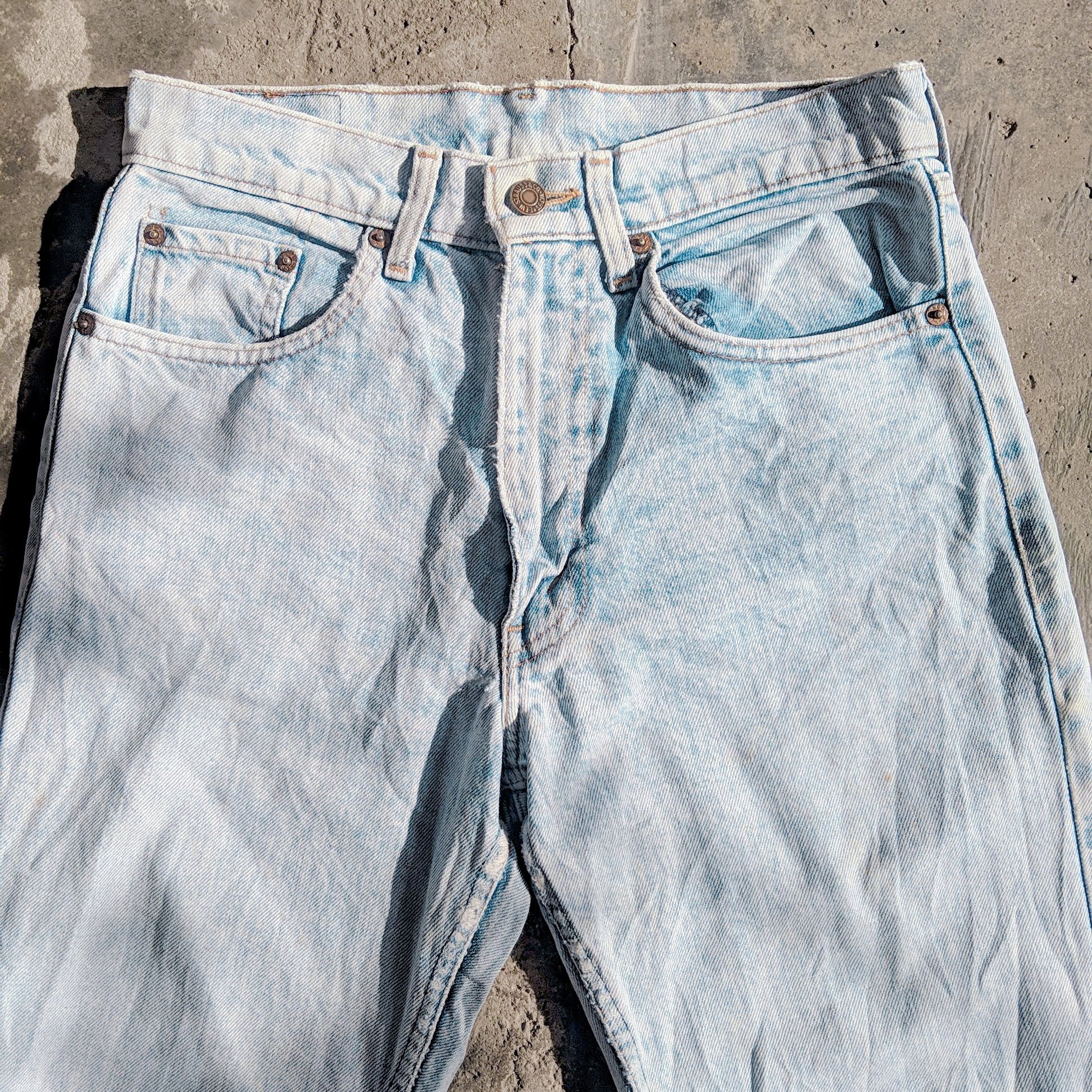 Levi's W28 Vintage Levis Faded Denim Distressed Jeans Lightwash Size US 28 / EU 44 - 2 Thumbnail