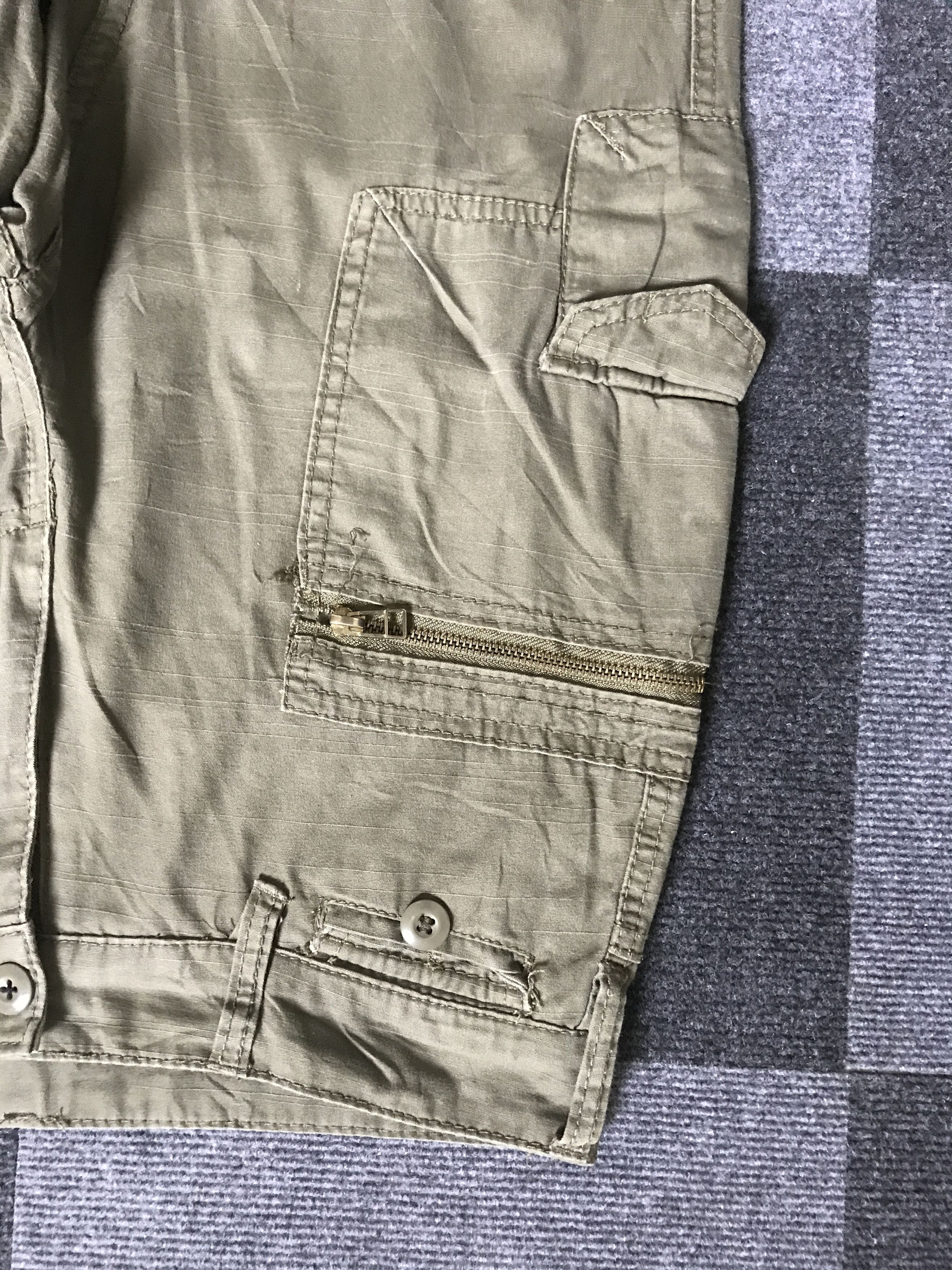 Japanese Brand CP250 MADE IN HEAVEN Japan Military Zipper Monkey Cargo Pant Size US 32 / EU 48 - 6 Thumbnail