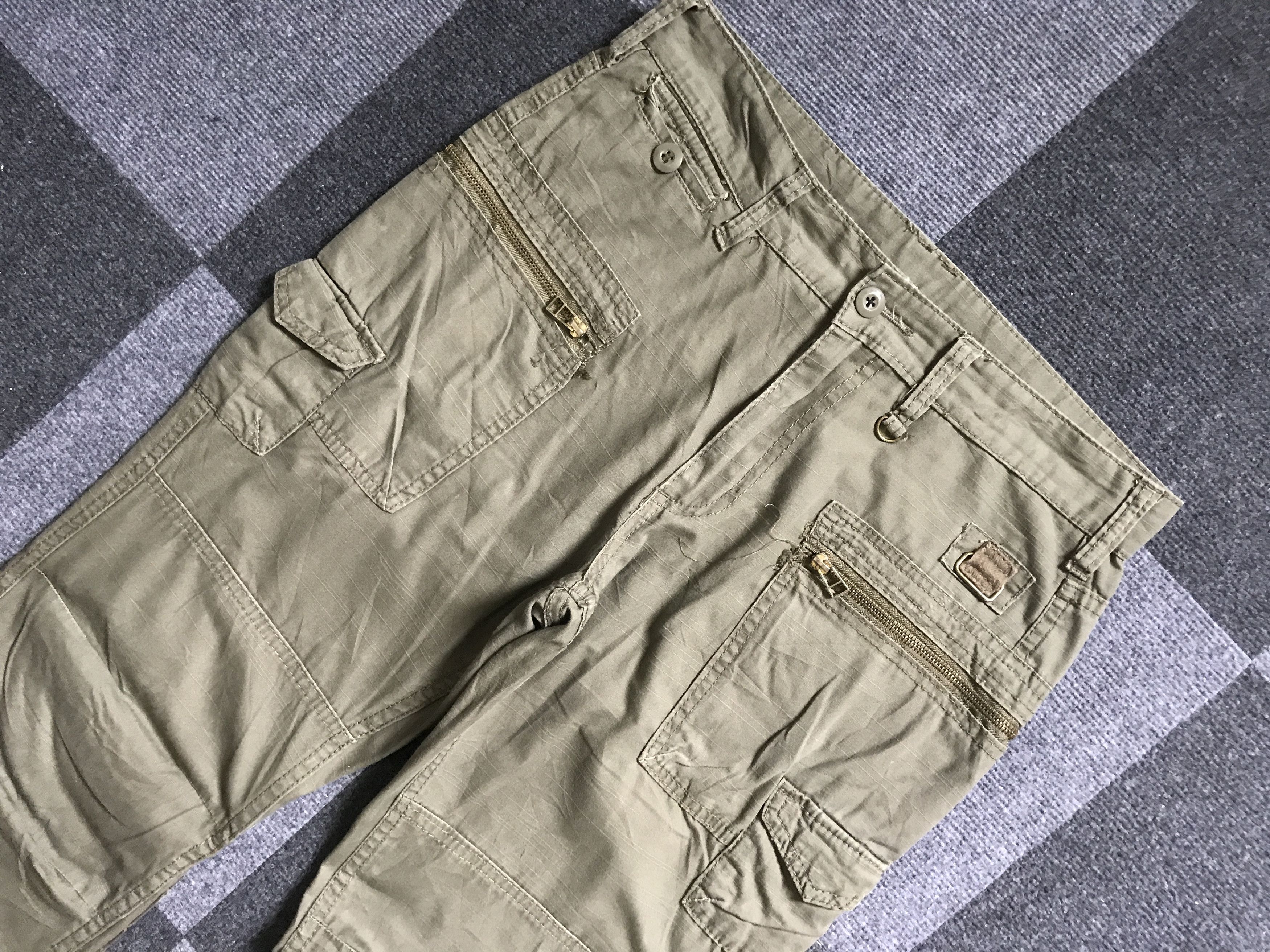 Japanese Brand CP250 MADE IN HEAVEN Japan Military Zipper Monkey Cargo Pant Size US 32 / EU 48 - 2 Thumbnail