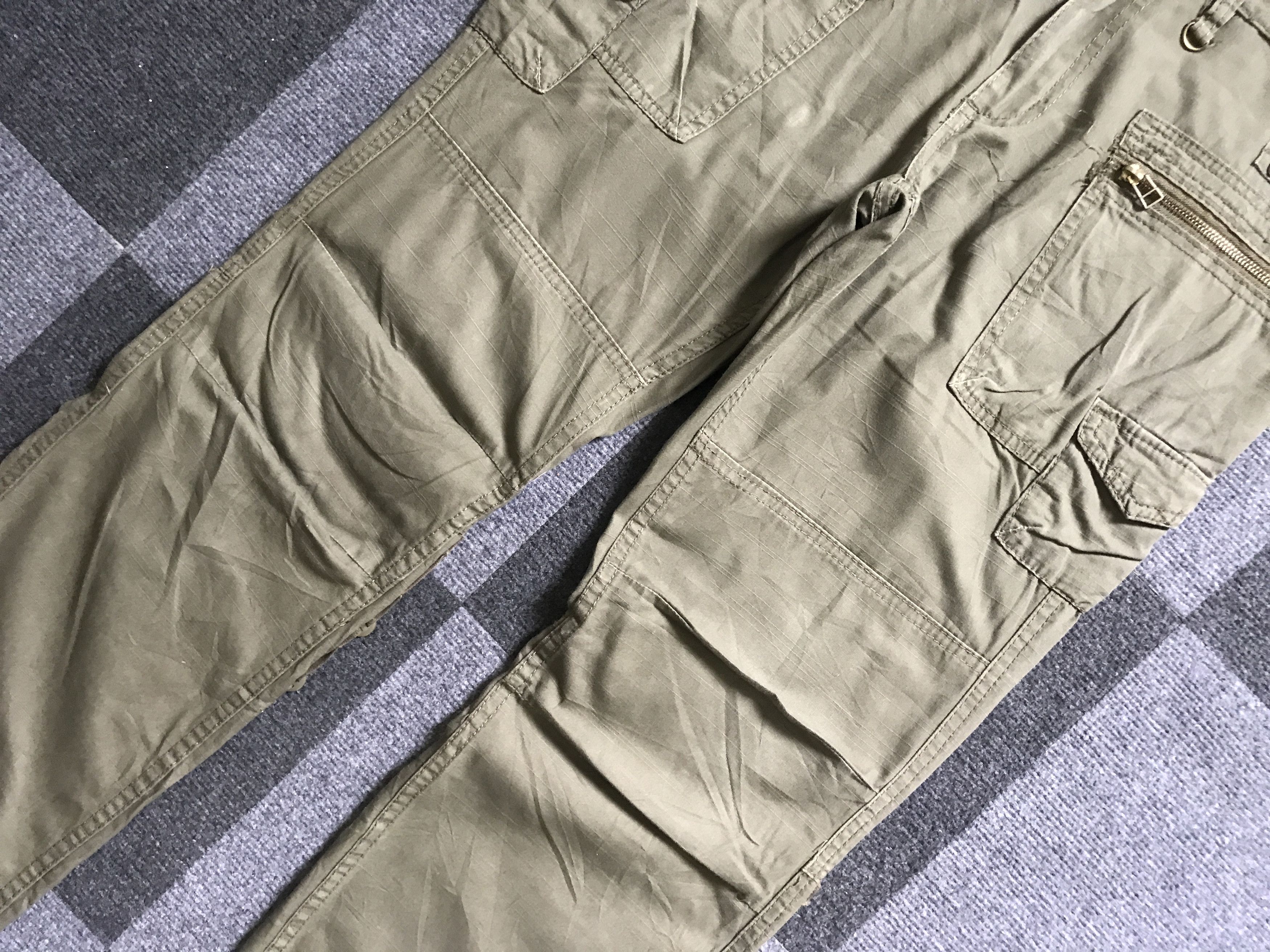 Japanese Brand CP250 MADE IN HEAVEN Japan Military Zipper Monkey Cargo Pant Size US 32 / EU 48 - 3 Thumbnail