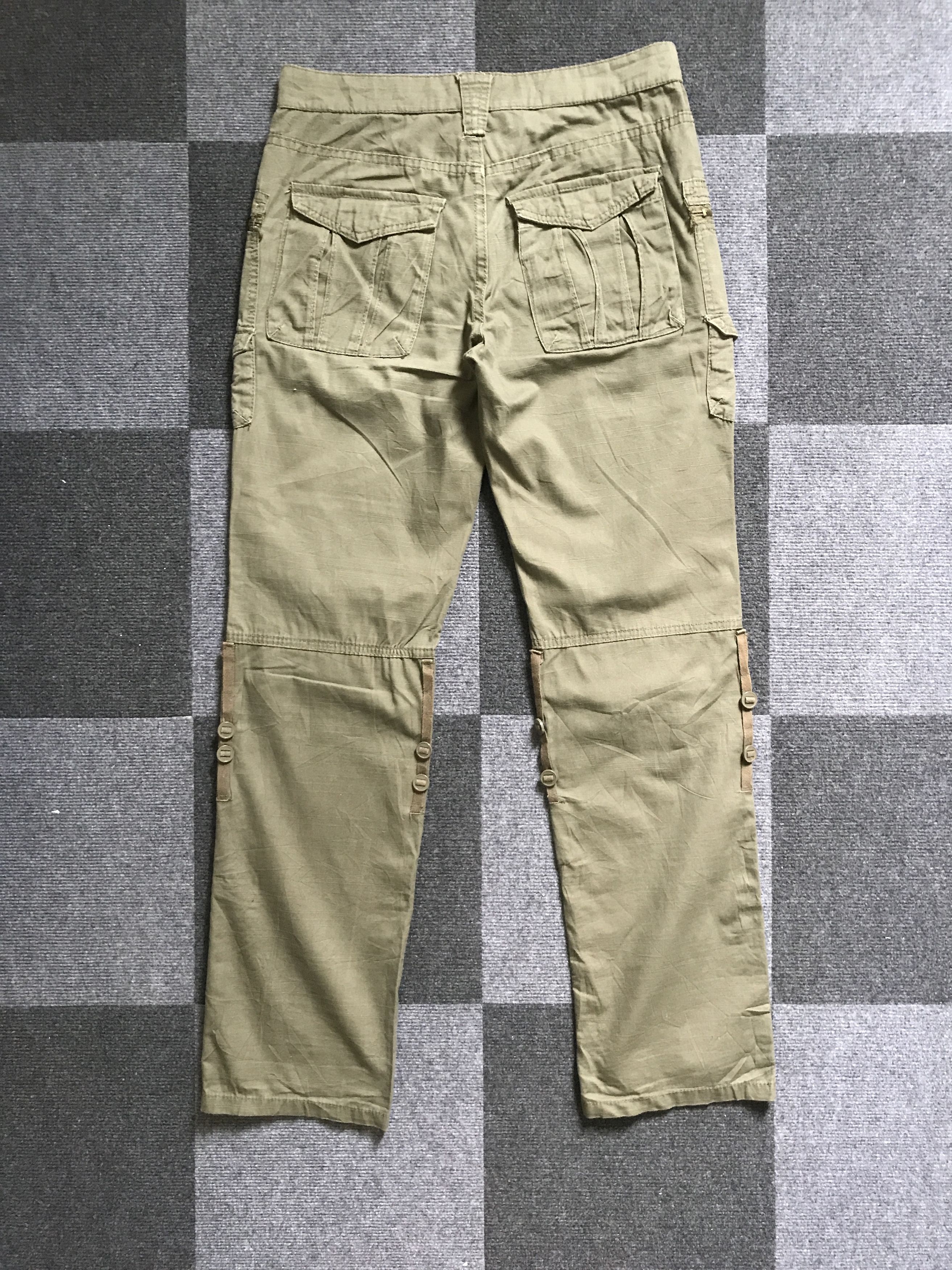 Japanese Brand CP250 MADE IN HEAVEN Japan Military Zipper Monkey Cargo Pant Size US 32 / EU 48 - 8 Thumbnail