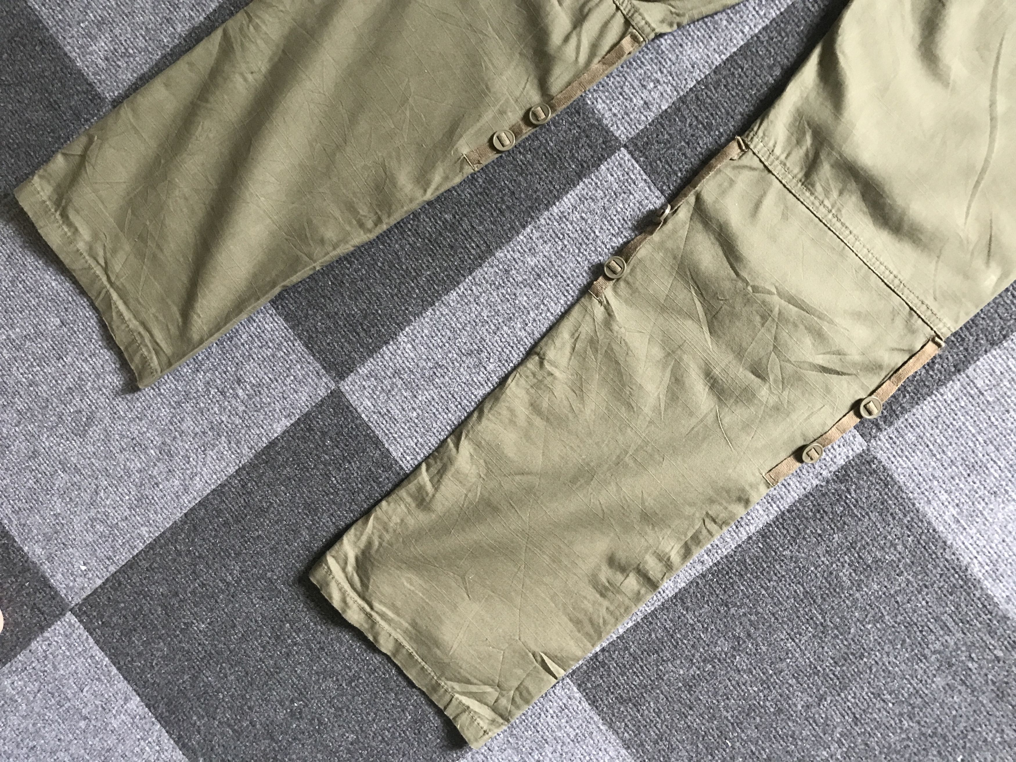 Japanese Brand CP250 MADE IN HEAVEN Japan Military Zipper Monkey Cargo Pant Size US 32 / EU 48 - 11 Thumbnail
