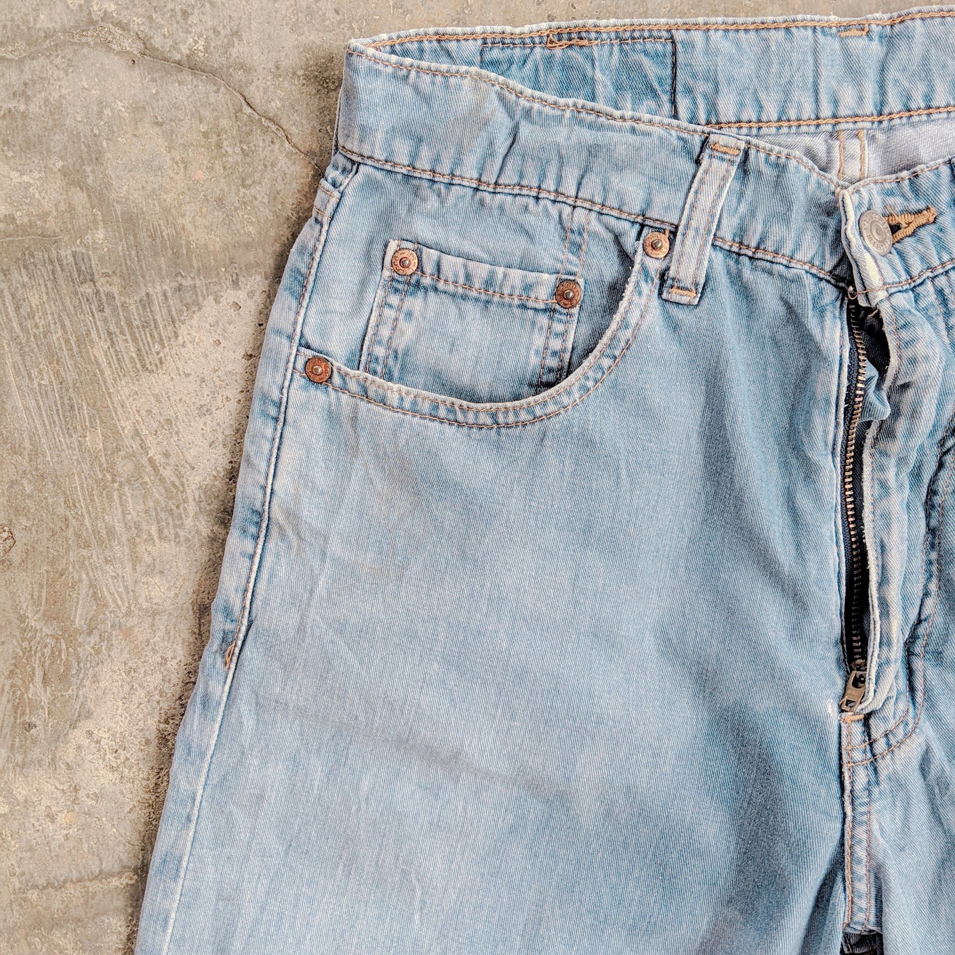 Japanese Brand Vintage Levis 512 Faded Sicks Soft Jean Denim Pants W28 Size US 28 / EU 44 - 3 Thumbnail
