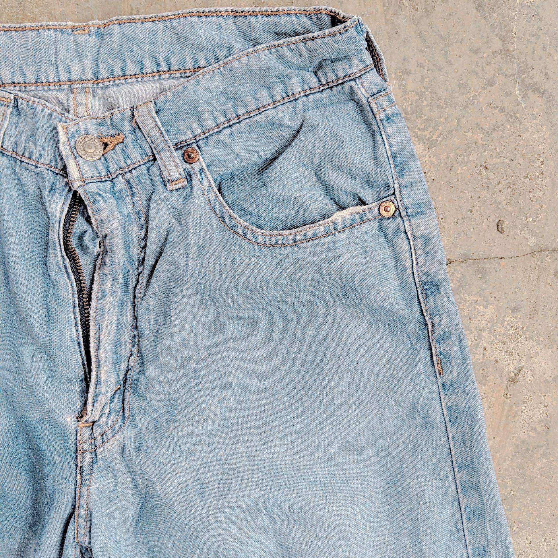 Japanese Brand Vintage Levis 512 Faded Sicks Soft Jean Denim Pants W28 Size US 28 / EU 44 - 4 Thumbnail