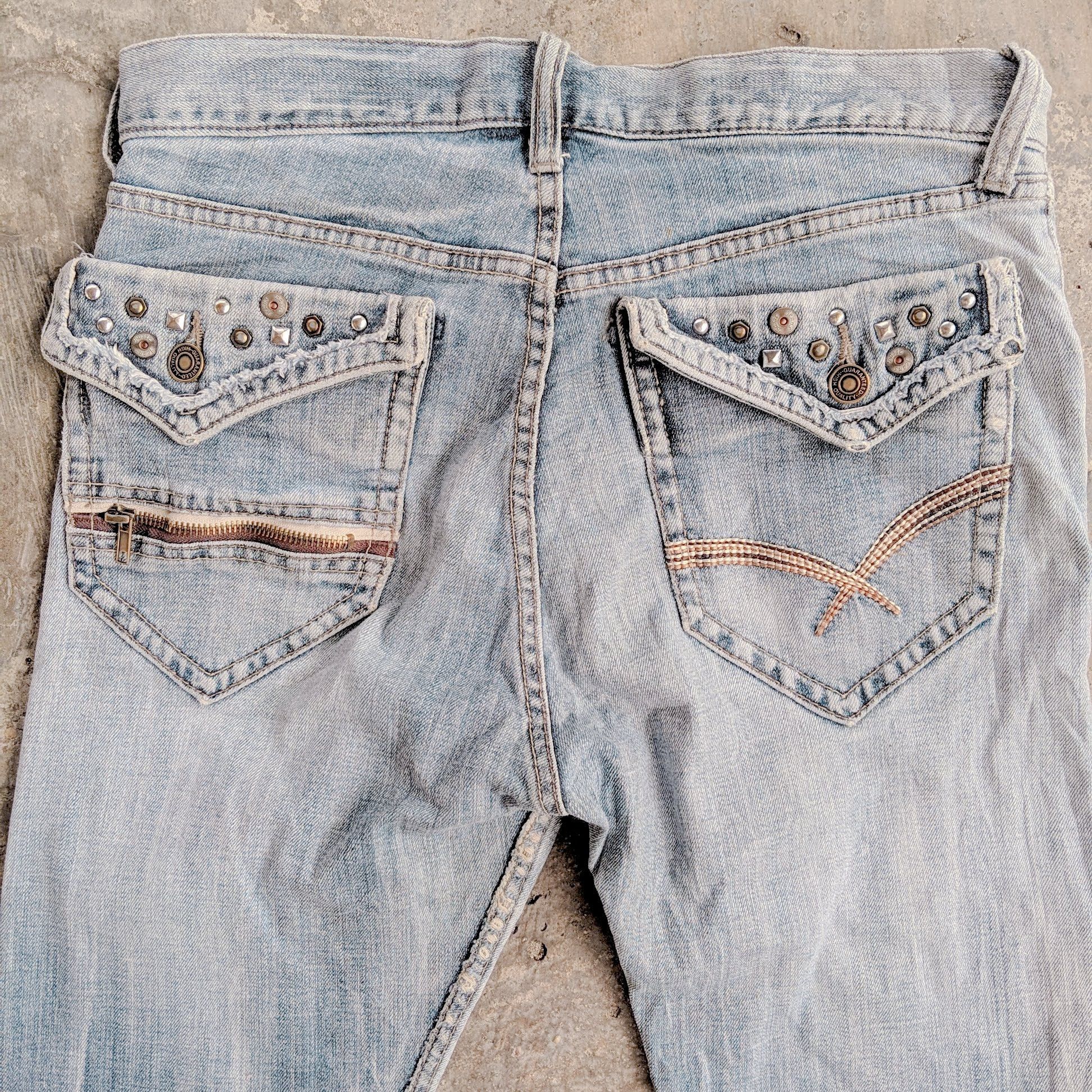 Japanese Brand × Jean × Vintage Vintage VILLAND Faded Distressed Jean Denim Pants W32 Size US 32 / EU 48 - 8 Thumbnail