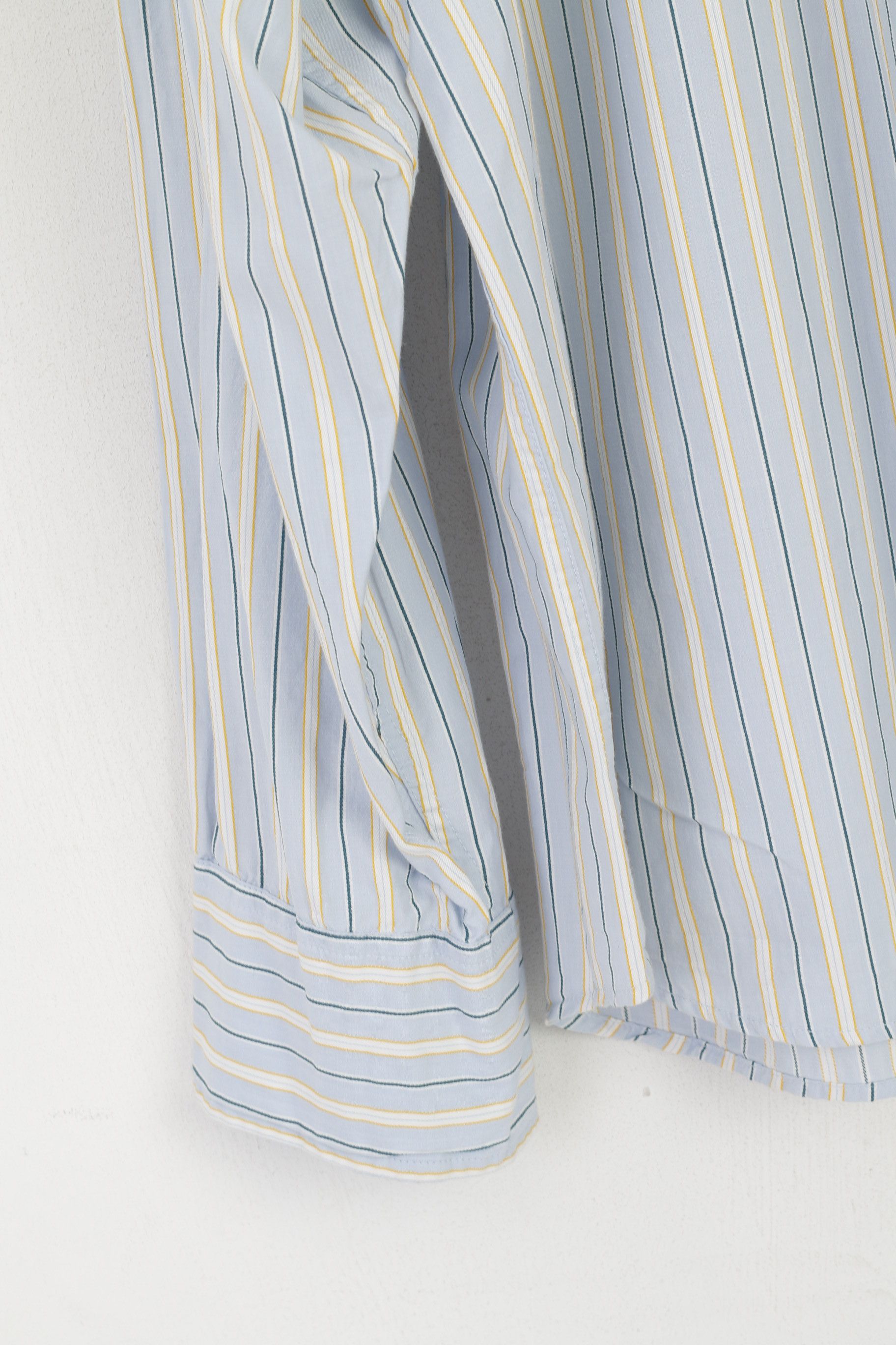 Vintage Joe Browns Men XL Casual Shirt Blue Cotton Striped 6797 Size US XL / EU 56 / 4 - 3 Thumbnail