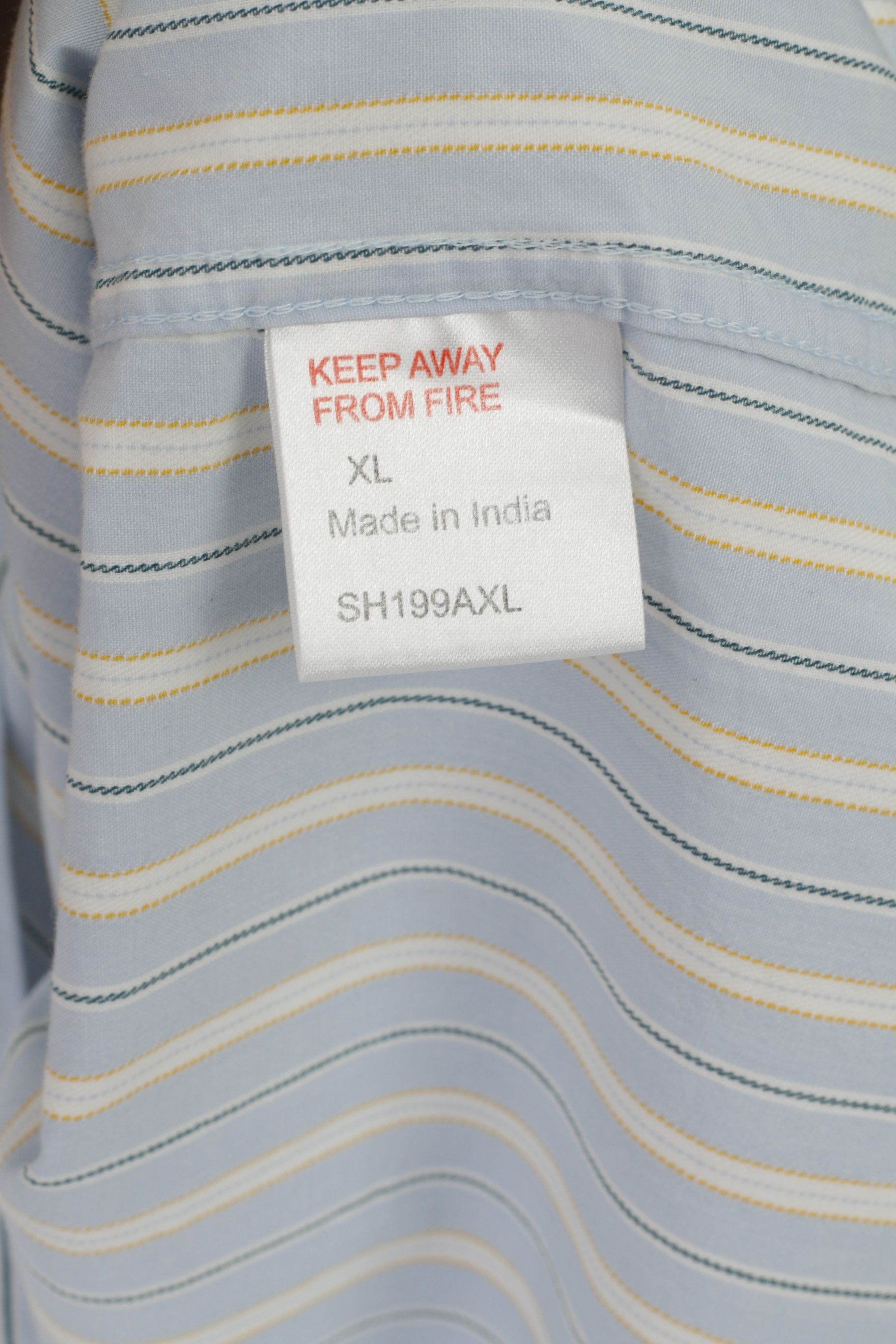 Vintage Joe Browns Men XL Casual Shirt Blue Cotton Striped 6797 Size US XL / EU 56 / 4 - 5 Thumbnail