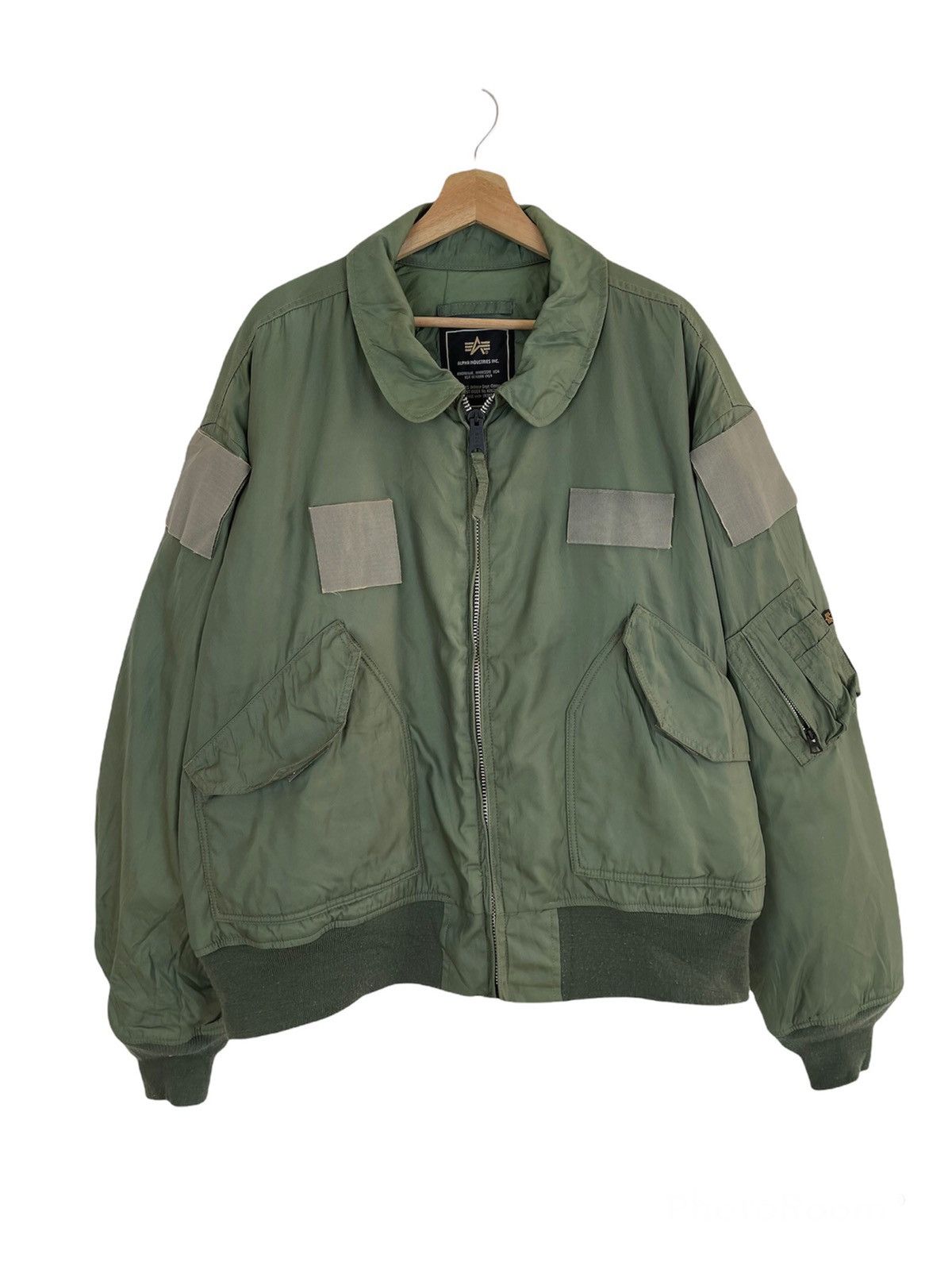 Alpha Industries Y2K Alpha Industries Bomber Military Jacket Size US XXL / EU 58 / 5 - 1 Thumbnail