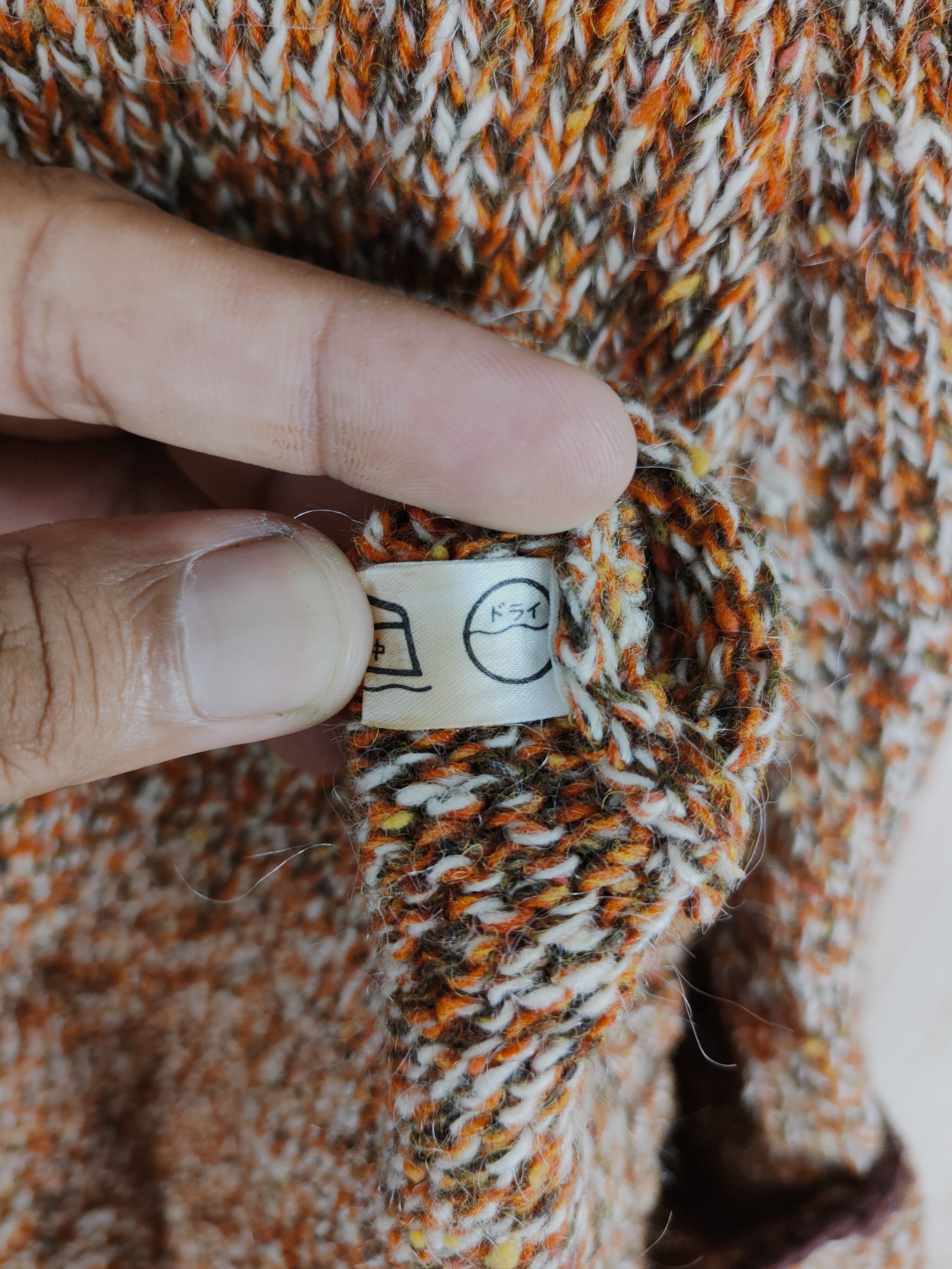 Homespun Knitwear × Japanese Brand × Vintage Beaute Claire Original Brown Knitwear #S304 Size M / US 6-8 / IT 42-44 - 10 Thumbnail