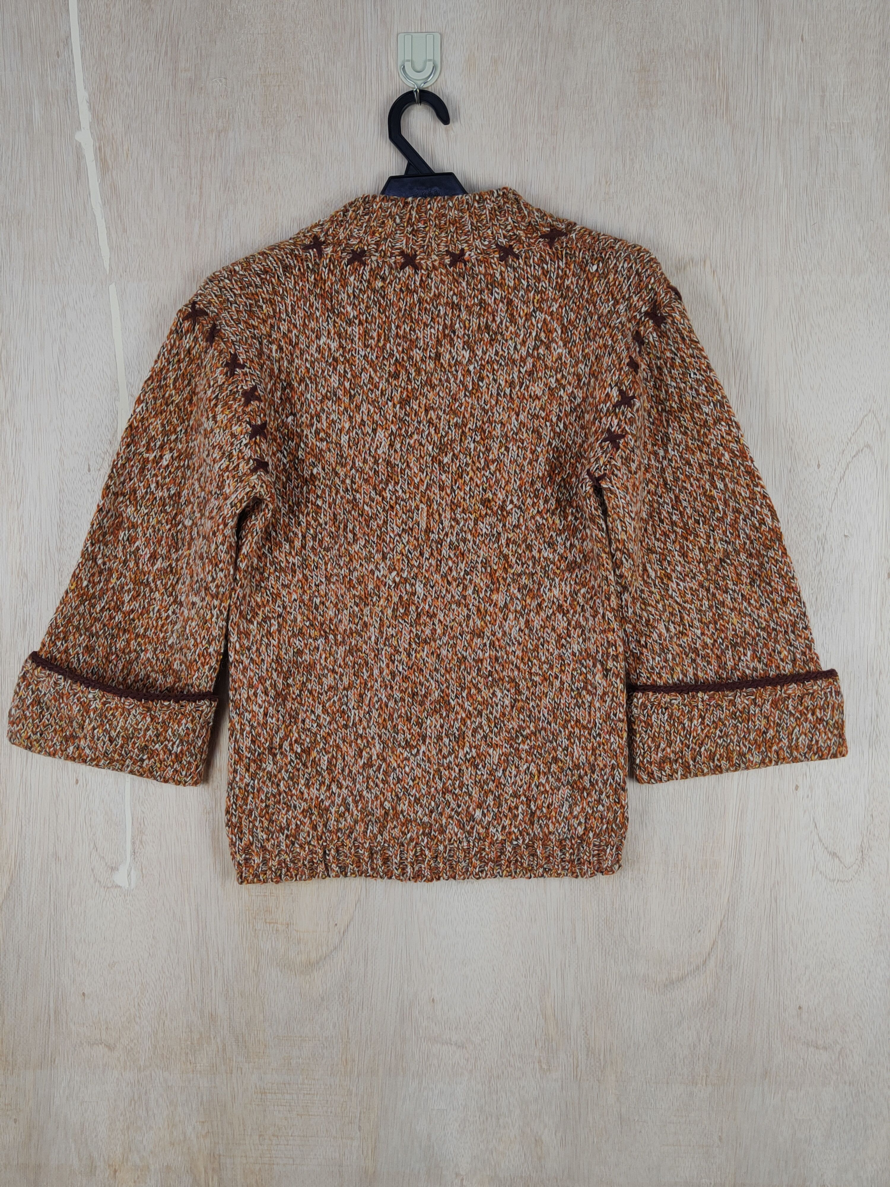 Homespun Knitwear × Japanese Brand × Vintage Beaute Claire Original Brown Knitwear #S304 Size M / US 6-8 / IT 42-44 - 5 Thumbnail