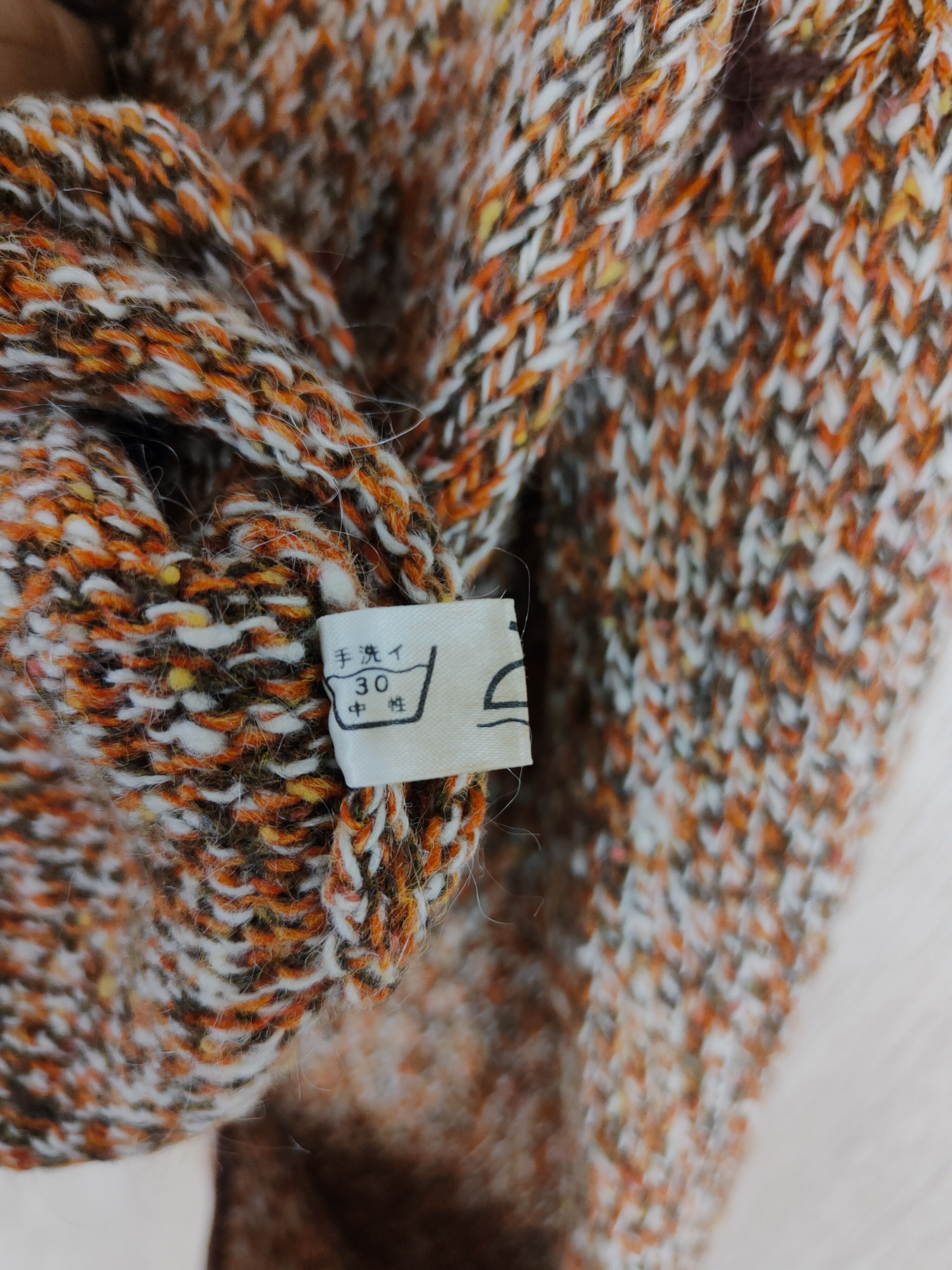 Homespun Knitwear × Japanese Brand × Vintage Beaute Claire Original Brown Knitwear #S304 Size M / US 6-8 / IT 42-44 - 9 Thumbnail