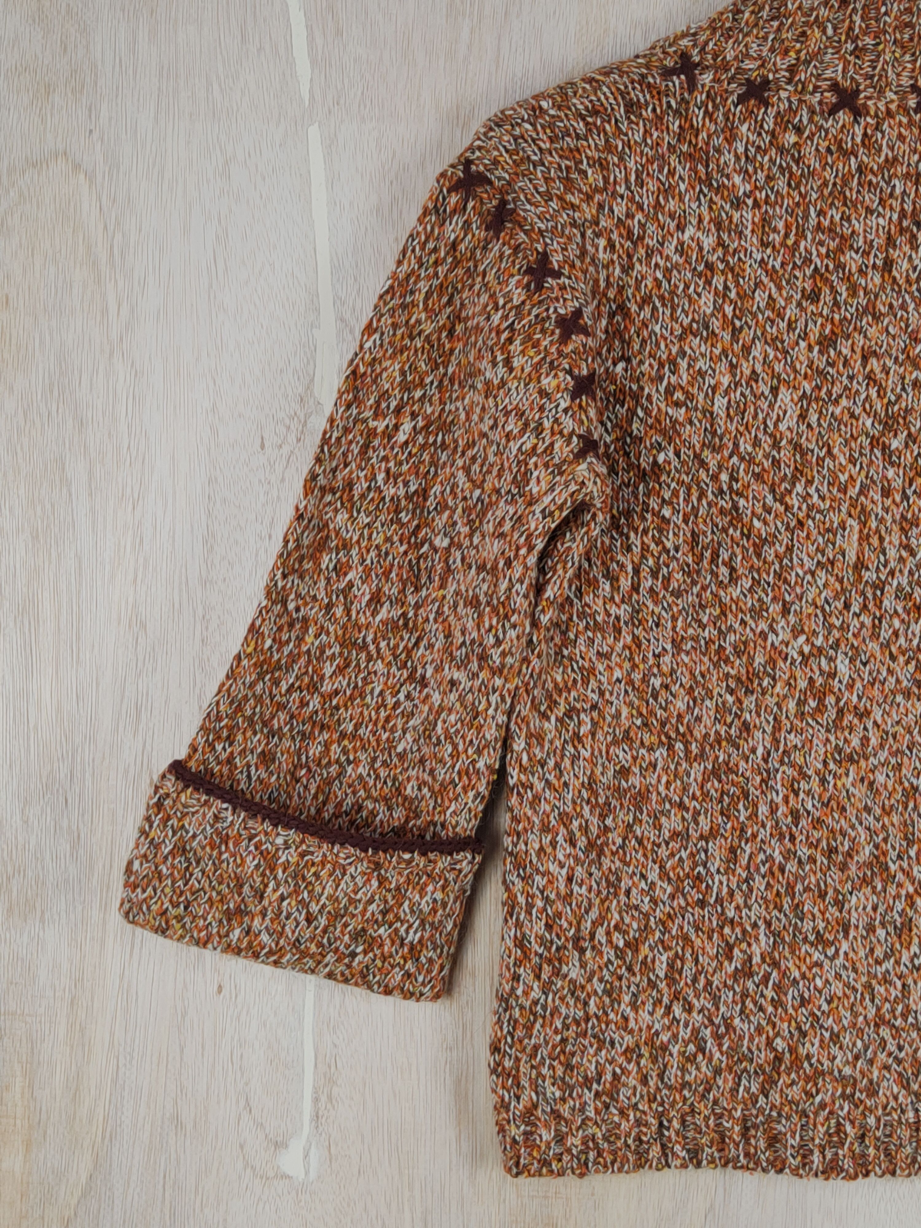 Homespun Knitwear × Japanese Brand × Vintage Beaute Claire Original Brown Knitwear #S304 Size M / US 6-8 / IT 42-44 - 6 Thumbnail