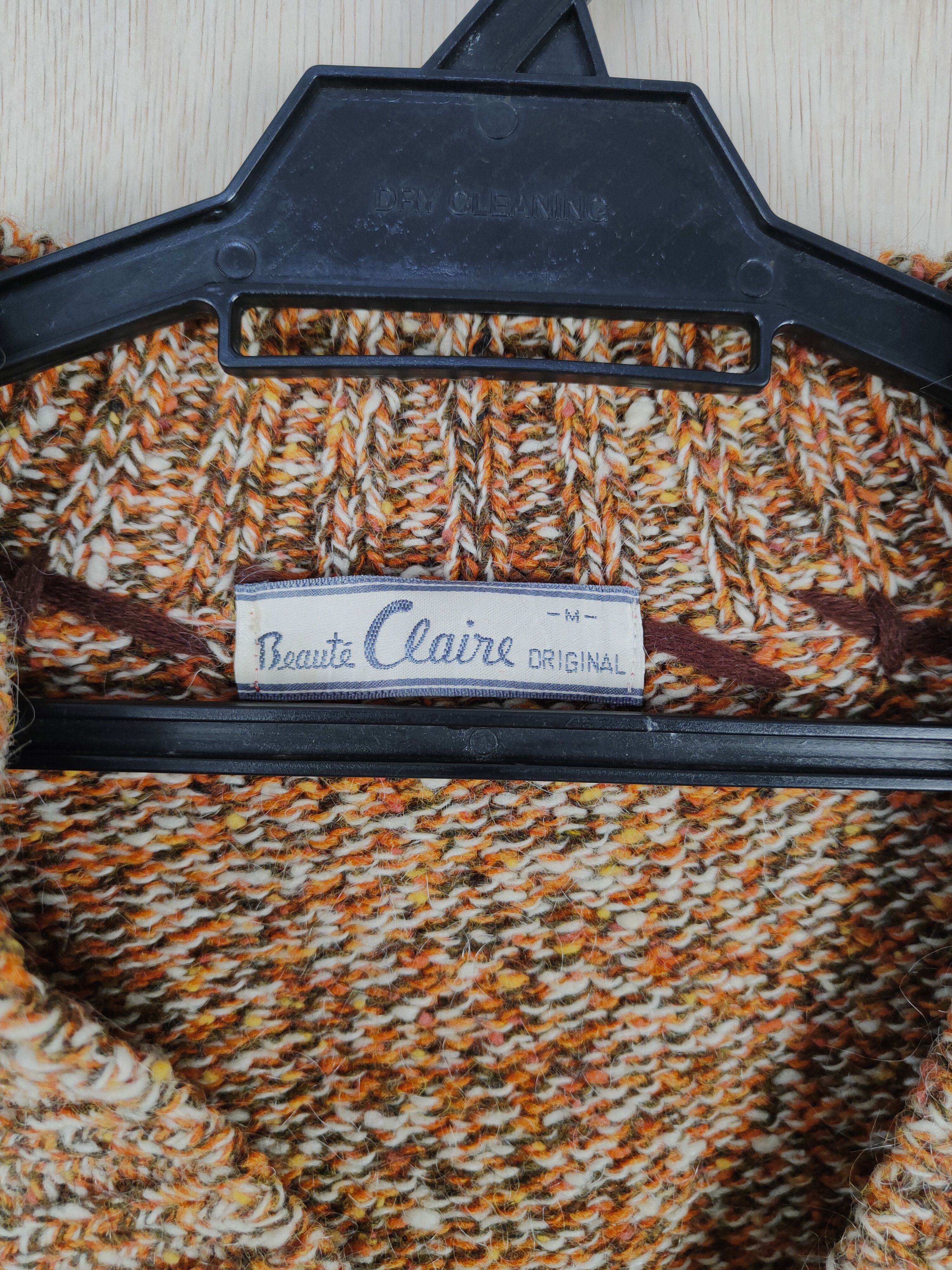 Homespun Knitwear × Japanese Brand × Vintage Beaute Claire Original Brown Knitwear #S304 Size M / US 6-8 / IT 42-44 - 8 Thumbnail