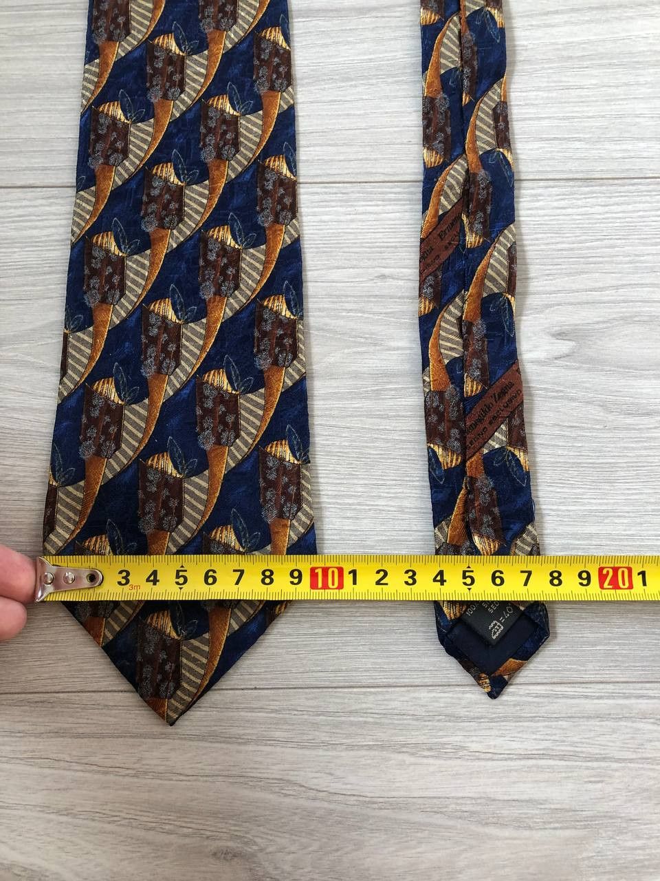 Ermenegildo Zegna Vintage Ermenegido Zegna Tie 90s StreetWear Y2K Casual Style Size ONE SIZE - 5 Thumbnail