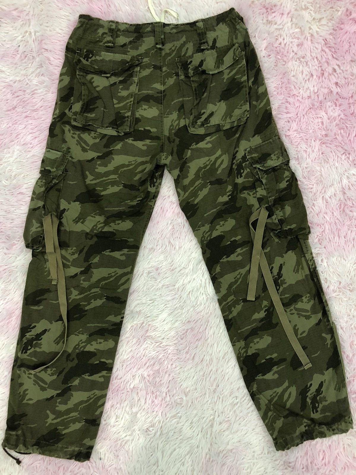 📮FREE SHIPPING📮Rare Purple&Yellow Camo Bondage Cargo Pants