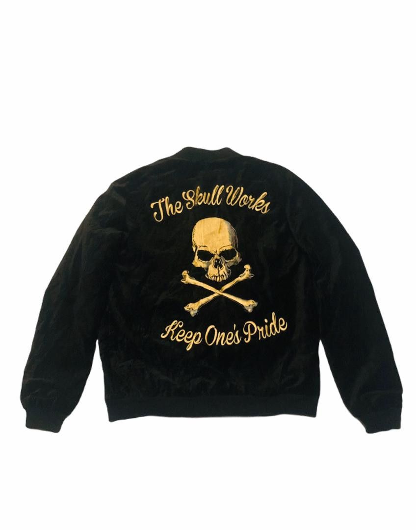 Other 🔥ON SALE💥 Skull Varsity Jacket Inspired Number (n)ine Size US M / EU 48-50 / 2 - 1 Thumbnail