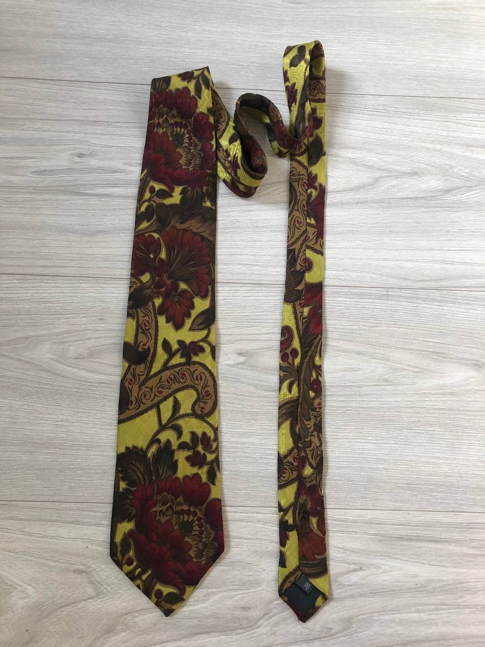 Ermenegildo Zegna Vintage Ermenegido Zegna Tie 90s StreetWear Y2K Casual Style Size ONE SIZE - 2 Thumbnail