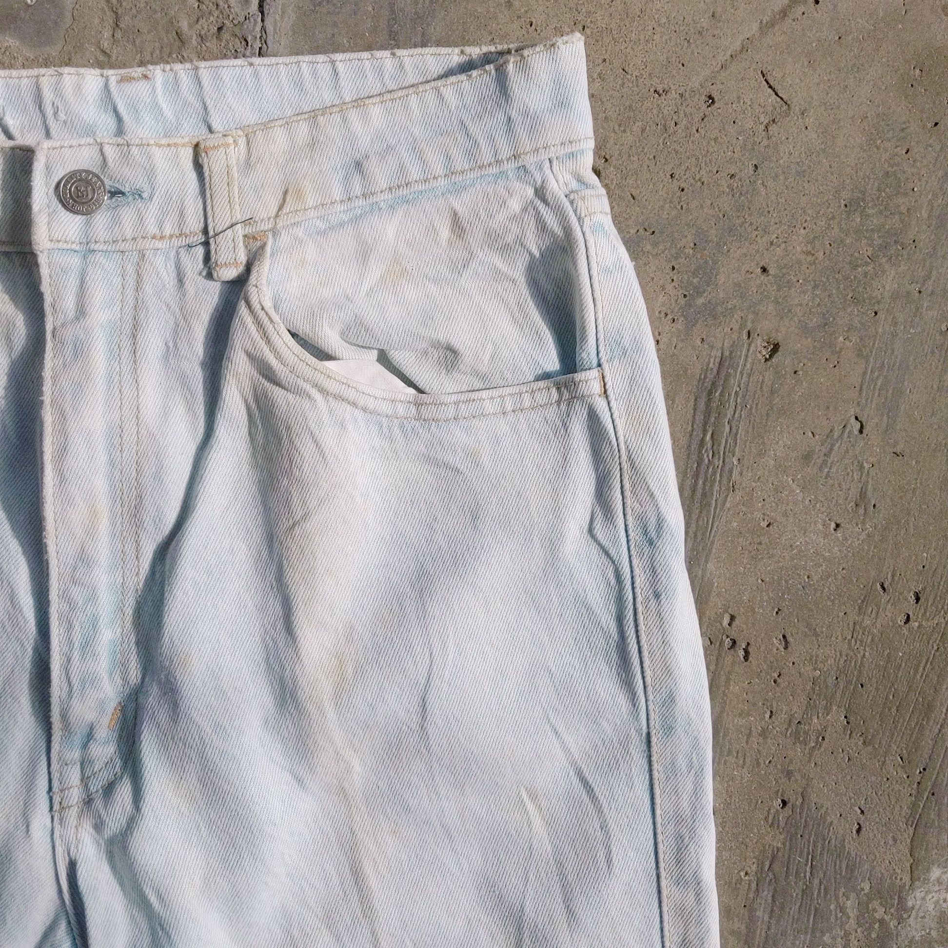 Big John Big John Sprint Rusty Faded Denim Trousers Pants Size US 29 - 4 Thumbnail