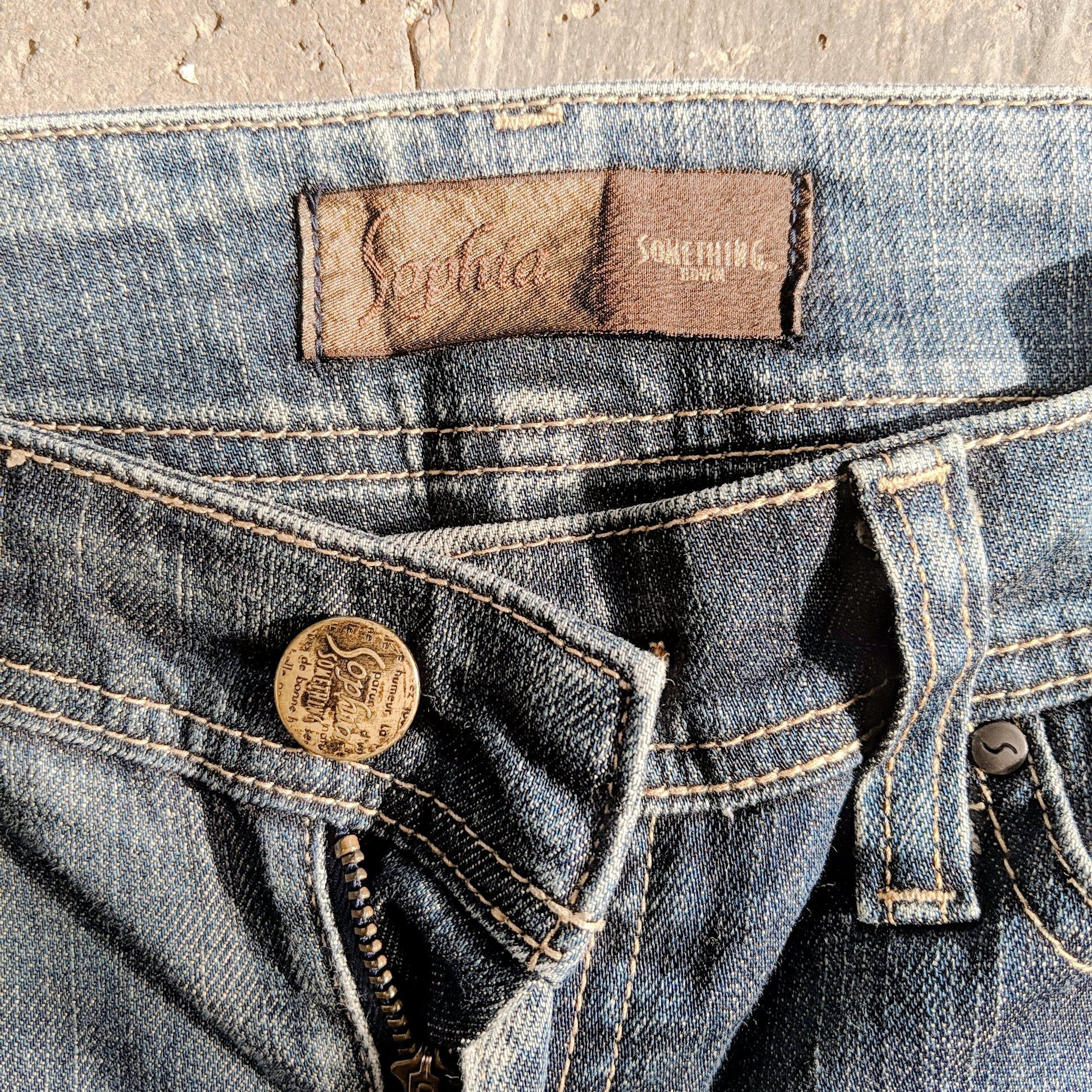 Japanese Brand W29💥Vintage Edwin Sicks Flare Distressed Denim Jean Pants Size US 29 - 6 Thumbnail