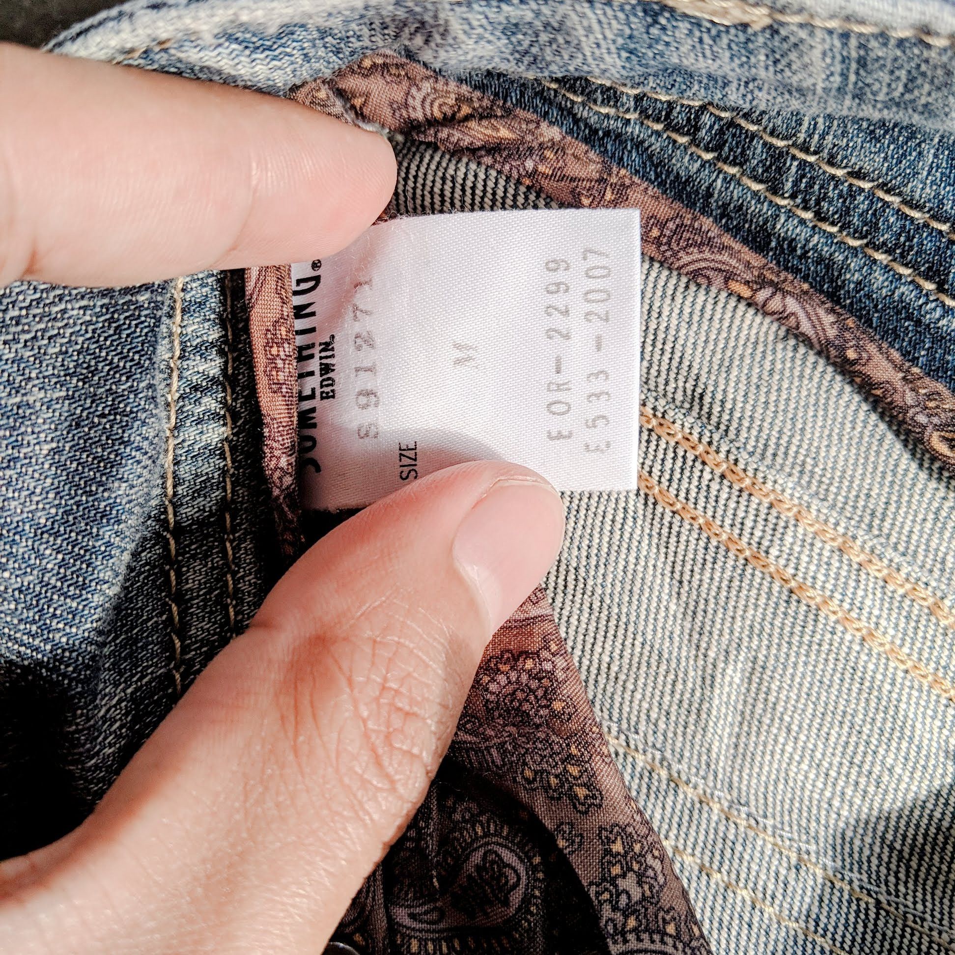 Japanese Brand W29💥Vintage Edwin Sicks Flare Distressed Denim Jean Pants Size US 29 - 7 Thumbnail