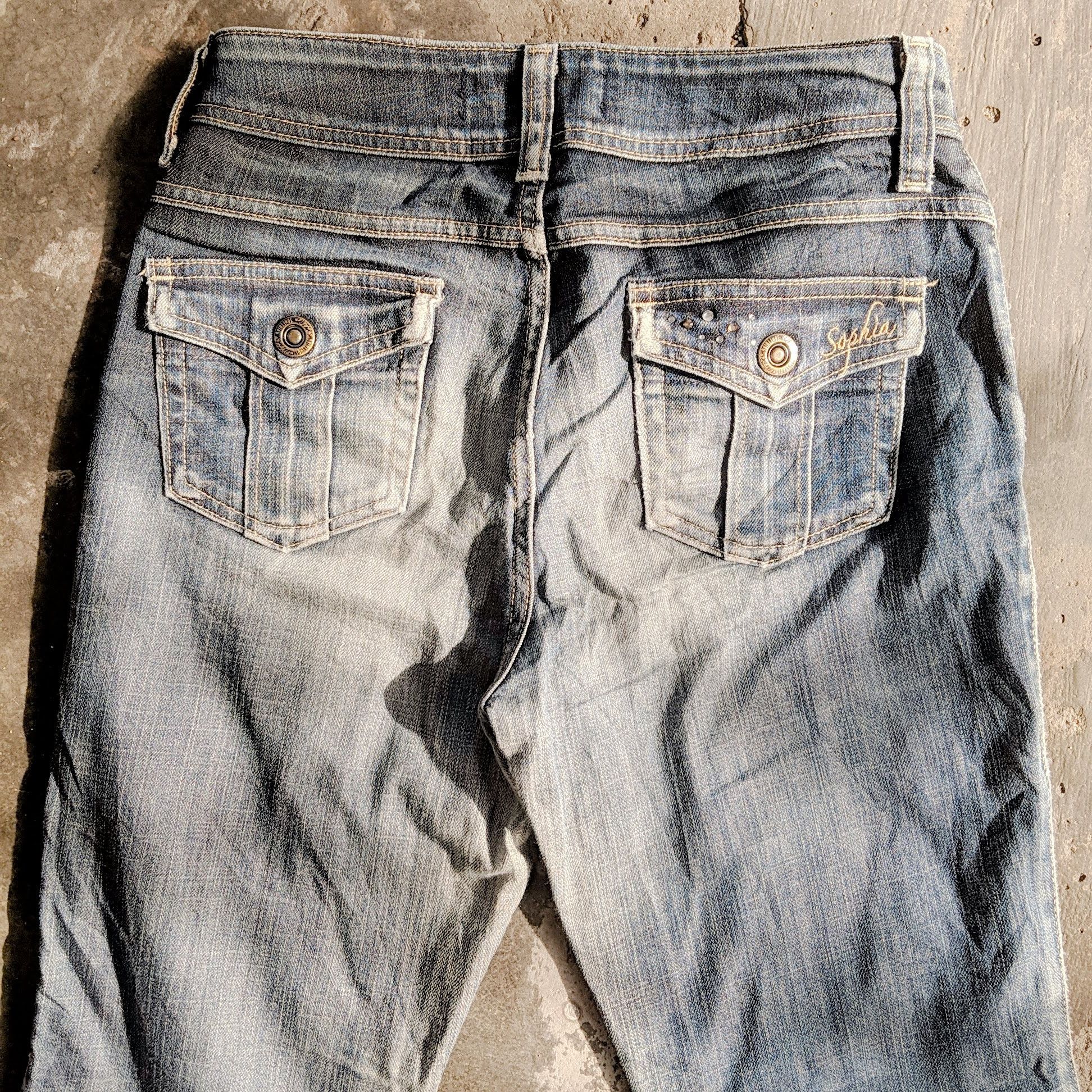Japanese Brand W29💥Vintage Edwin Sicks Flare Distressed Denim Jean Pants Size US 29 - 9 Thumbnail